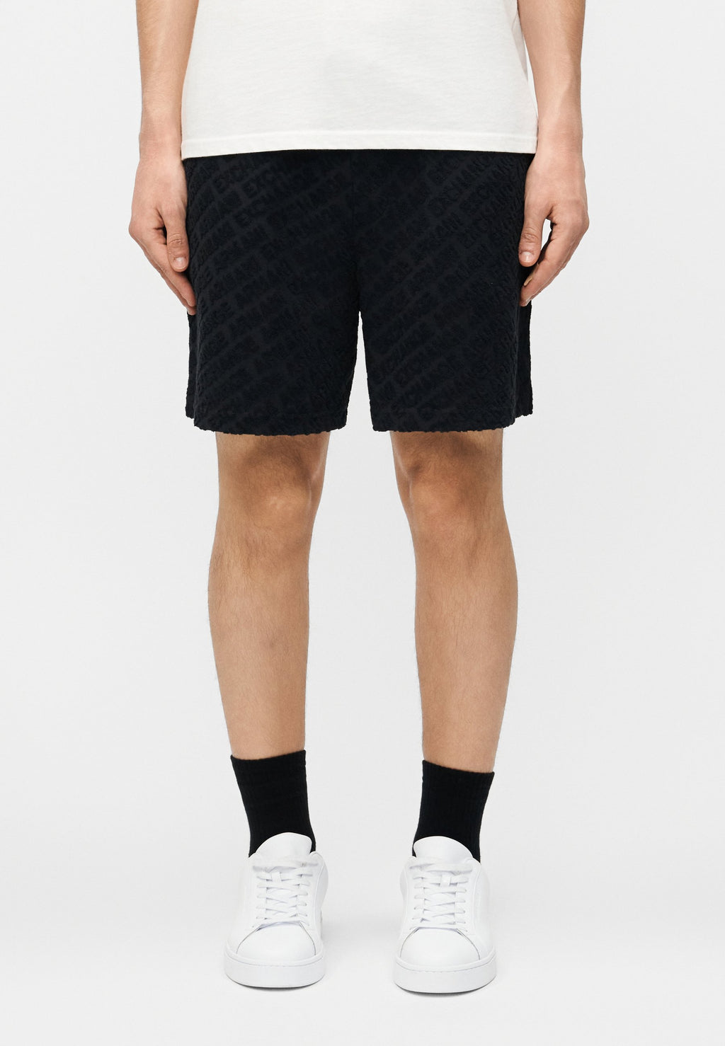 LOGO  - Shorts - deep navy