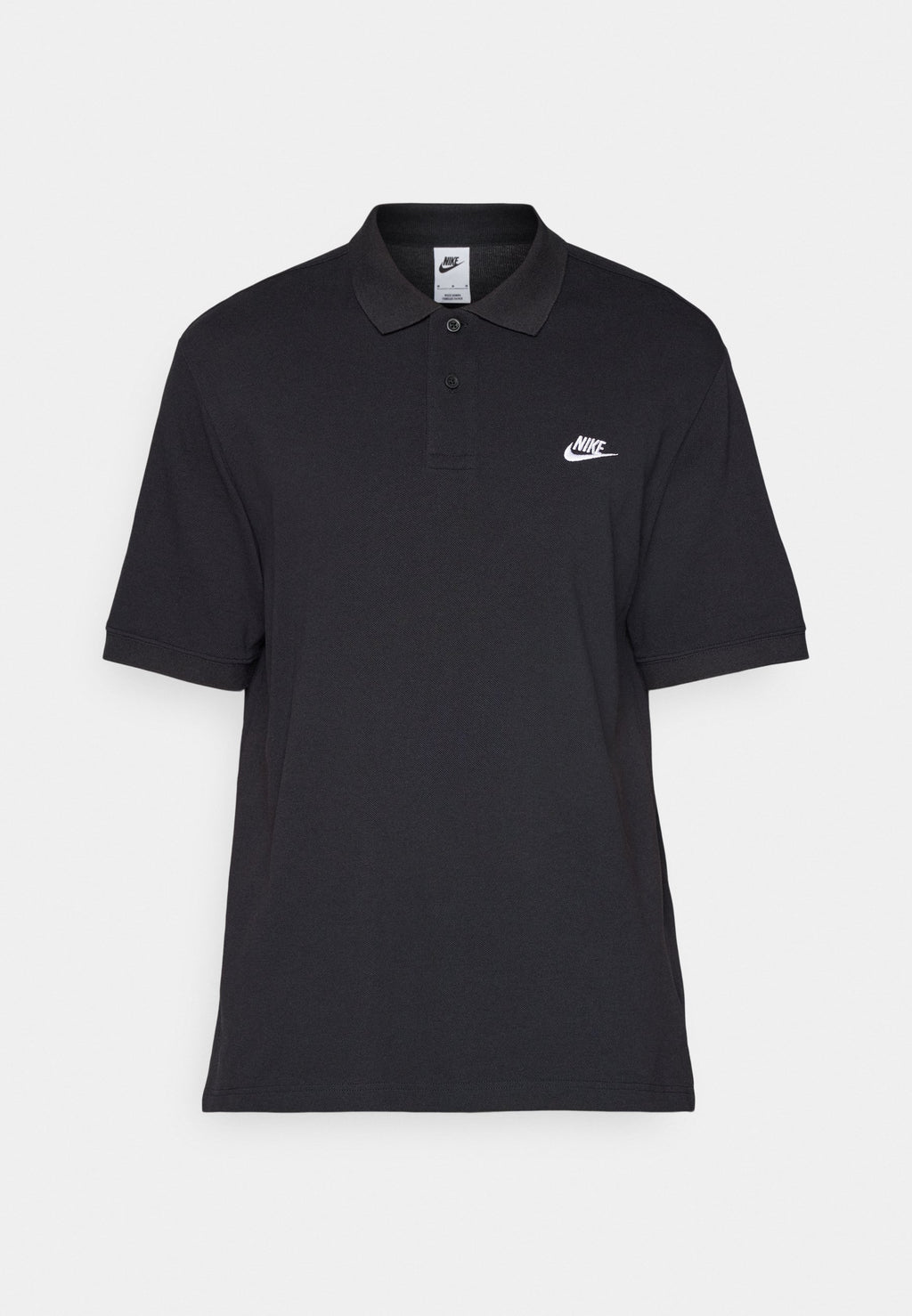 Polo shirt - black/white
