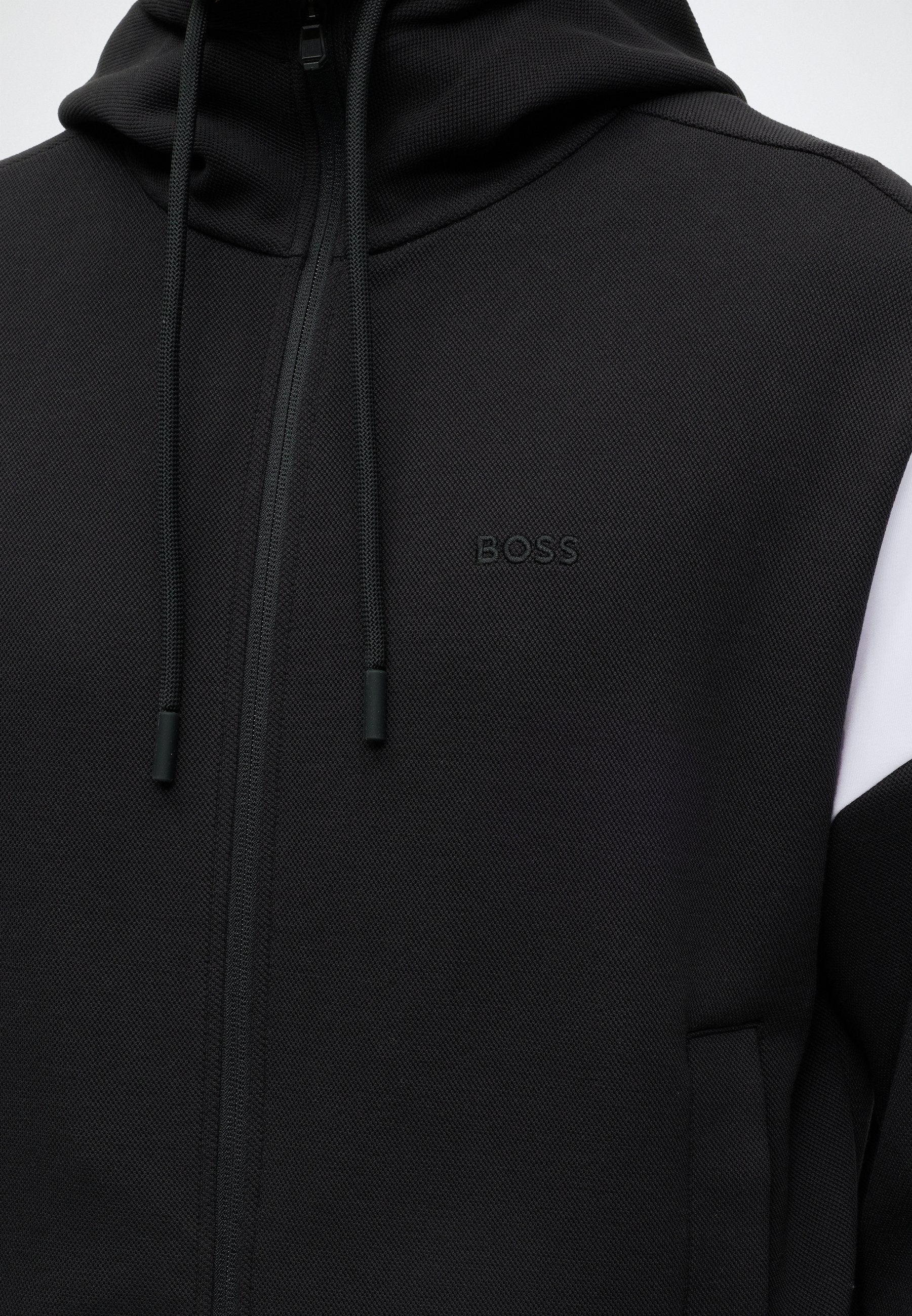 SW_UNION SAGGY - Zip-up sweatshirt - black