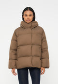 WATER REPELLENT DOWN WRAP JACKET - Winter jacket - nordic taupe