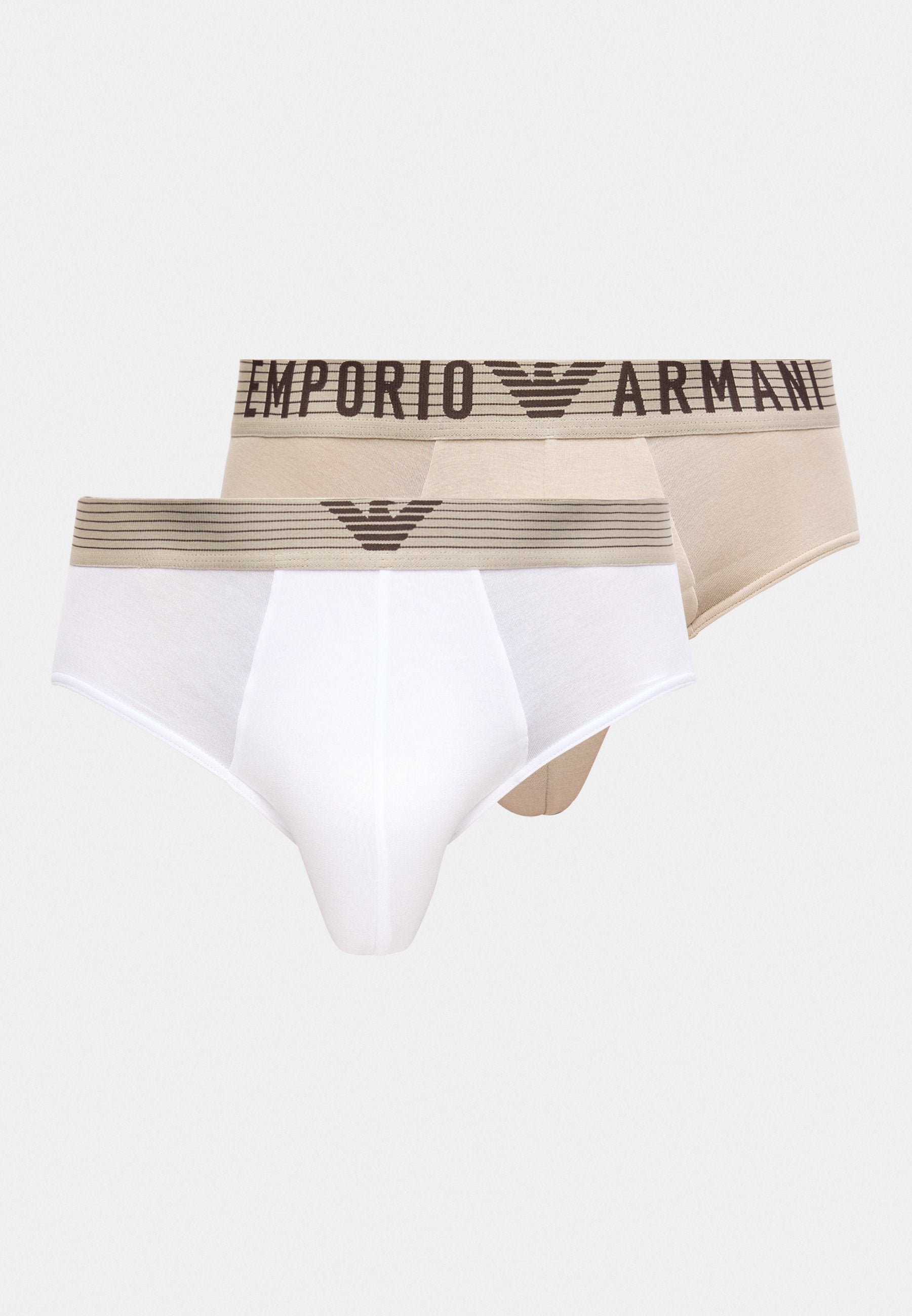 Briefs - nut/white
