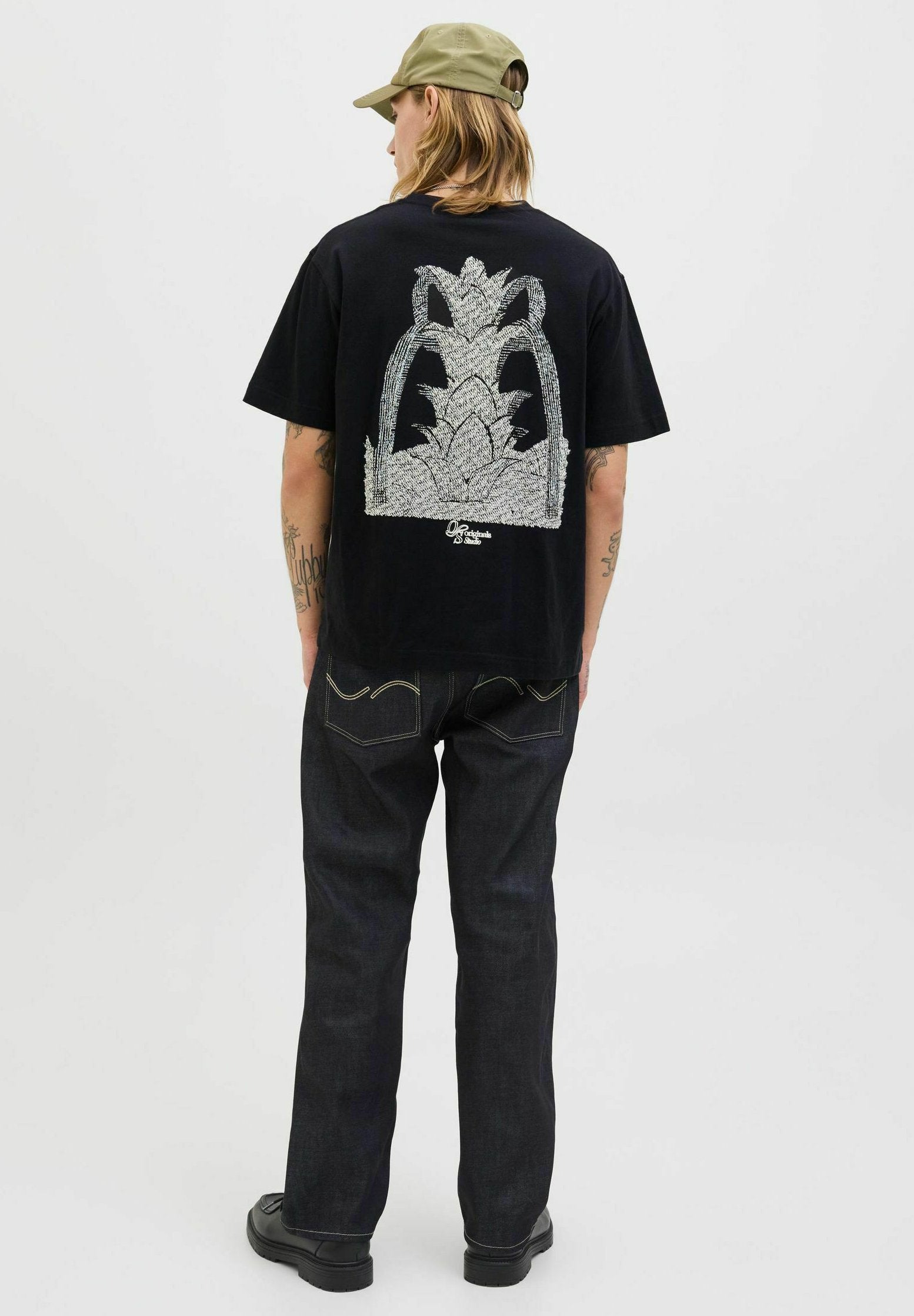 T- - Print T-shirt - black