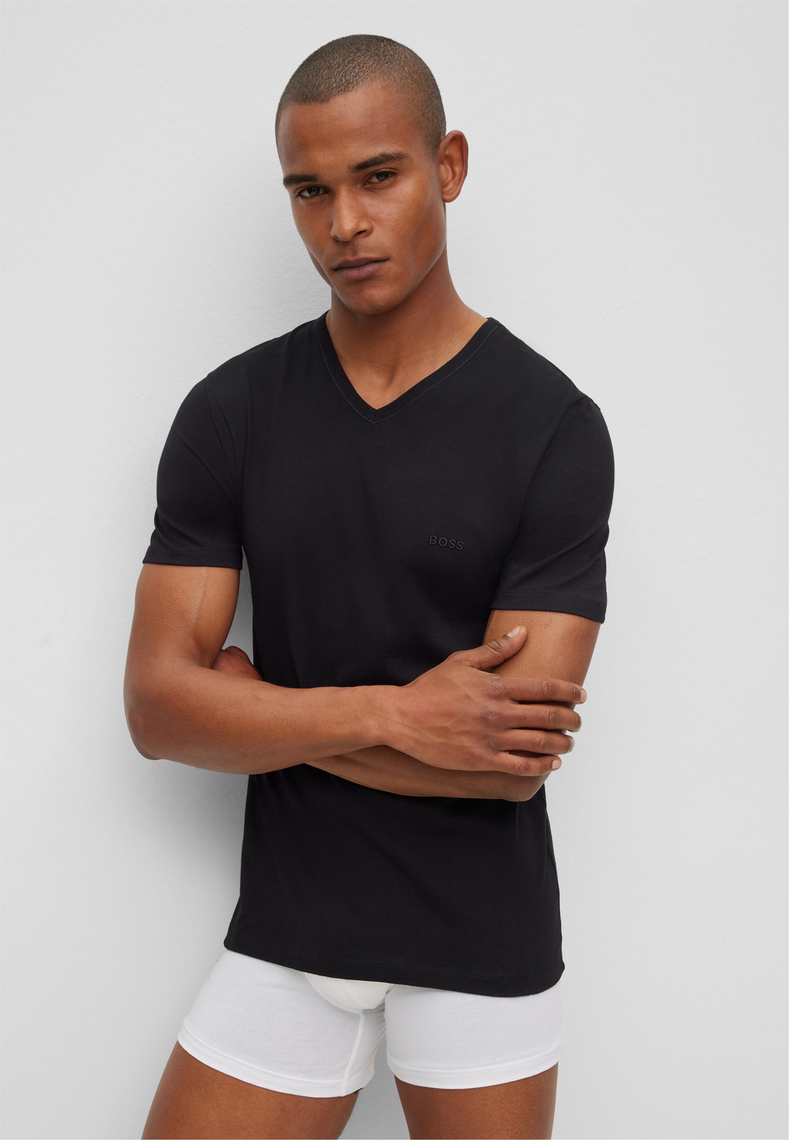 CLASSIC 3 PACK - Undershirt - black/grey/white