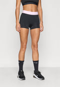 365 SHORT  - Leggings - black/pink foam/white