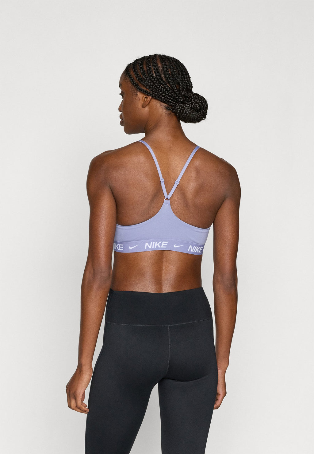 INDY BRA - Light support sports bra - iron purple/white