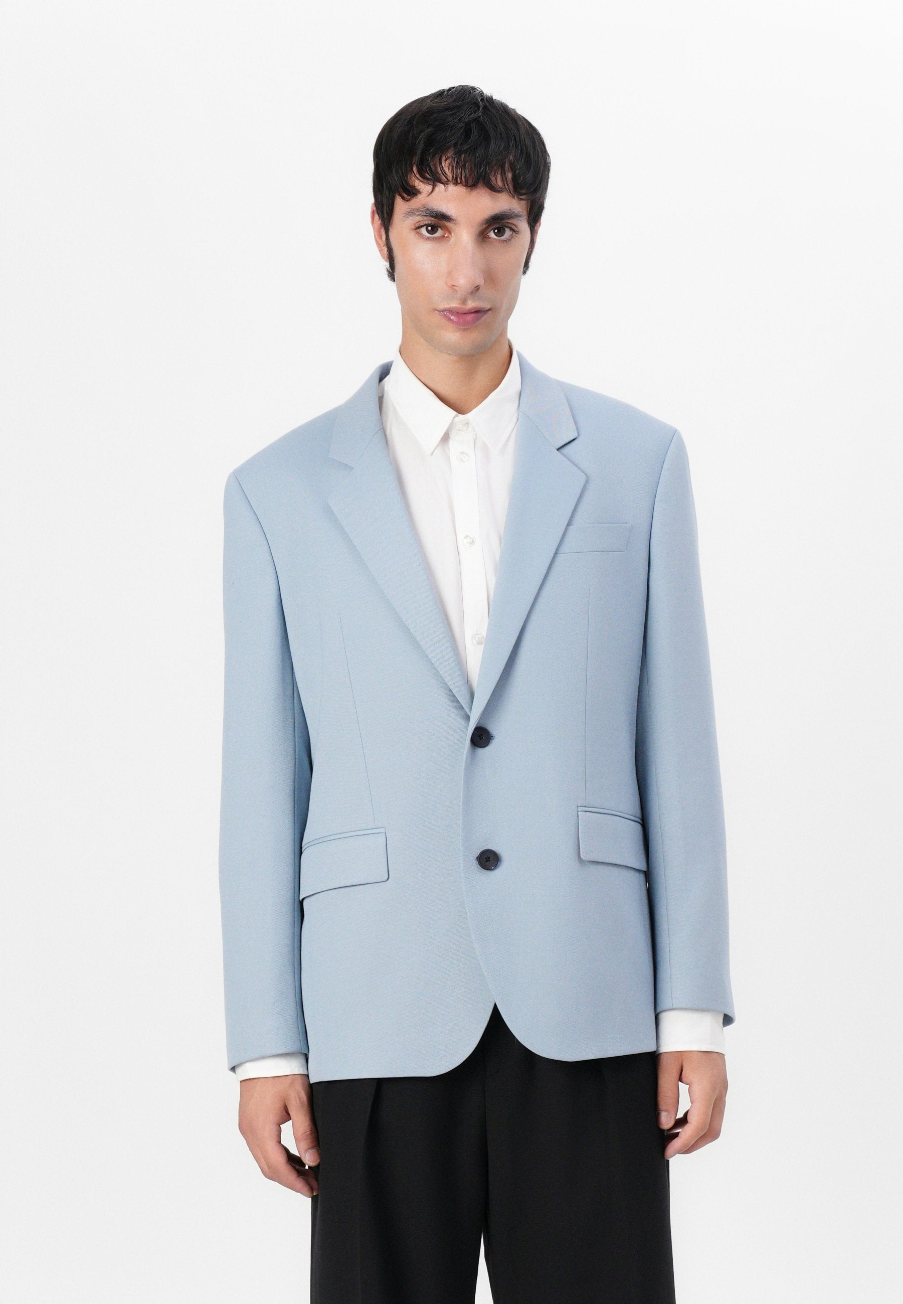 KARLO - Blazer jacket - open blue