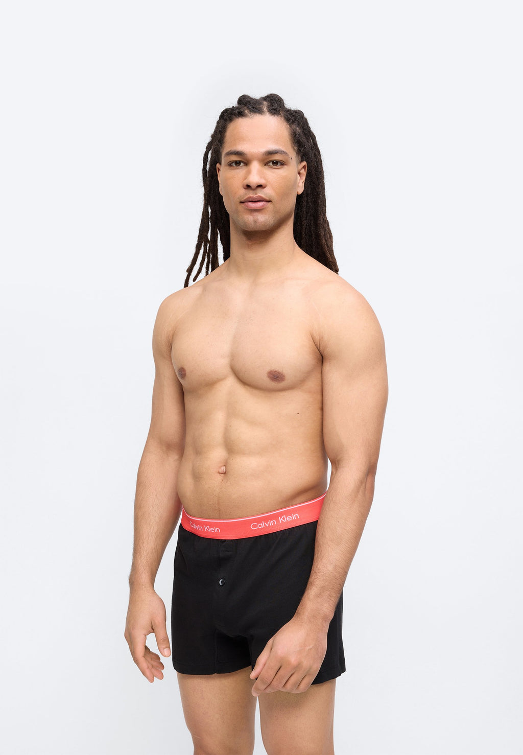 TRADITIONAL 3 PACK - Boxer shorts - black/punch pink