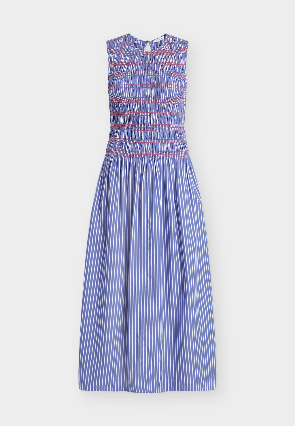 SMOCKING STRIPE MIDI  - Day dress - stacking stp/ verona blue