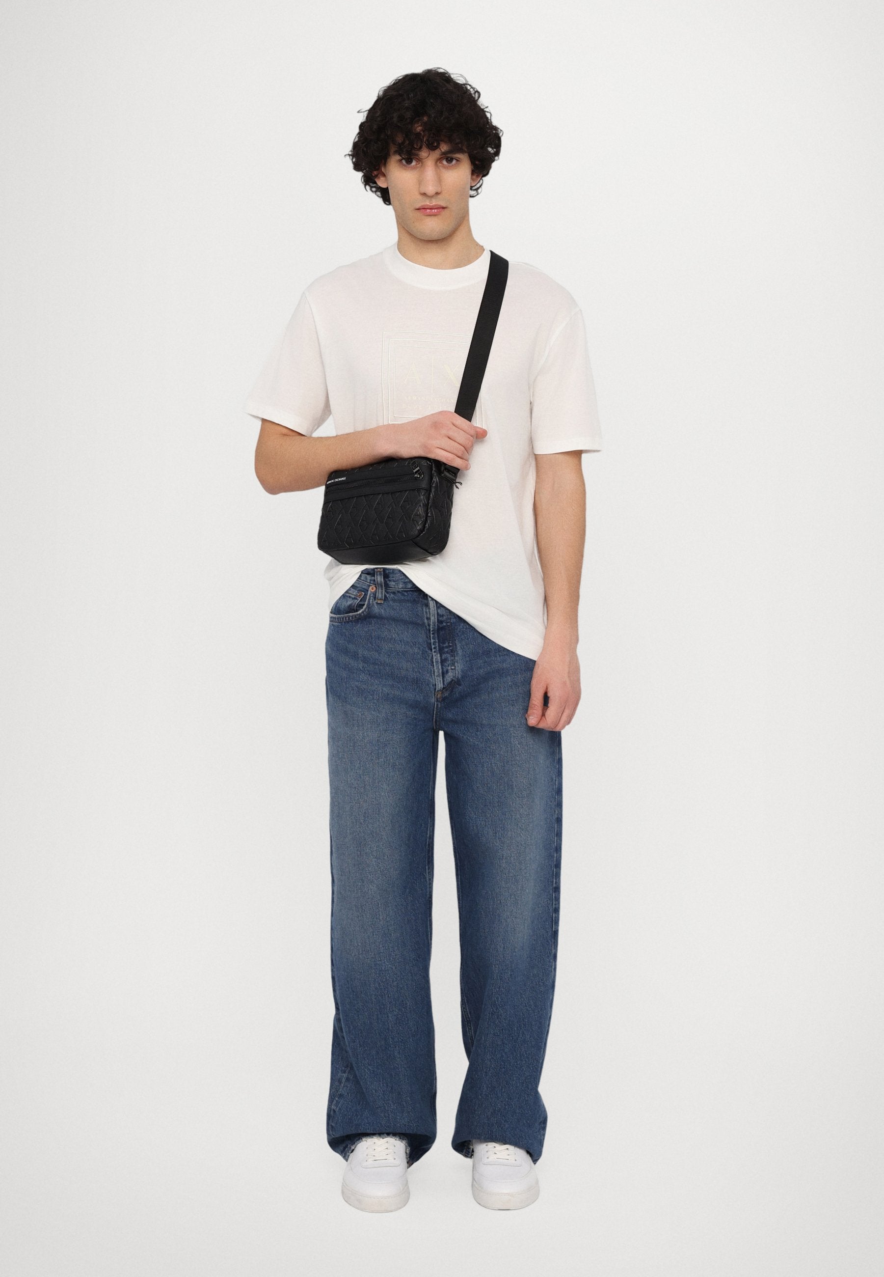 LIAM CROSSBODY BAG UNISEX - Cross body bag - black