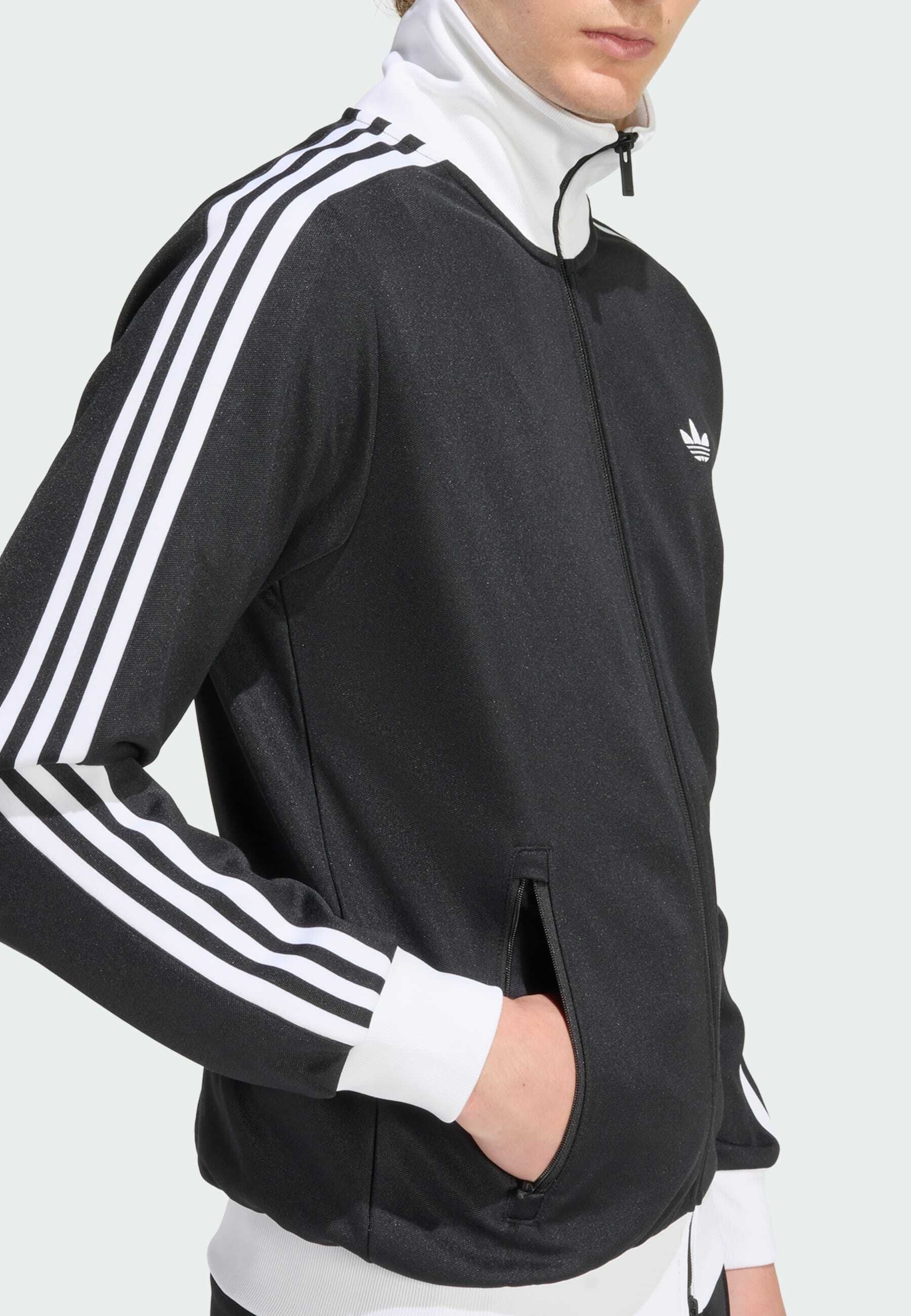 BECKENBAUER TT - Zip-up sweatshirt - black
