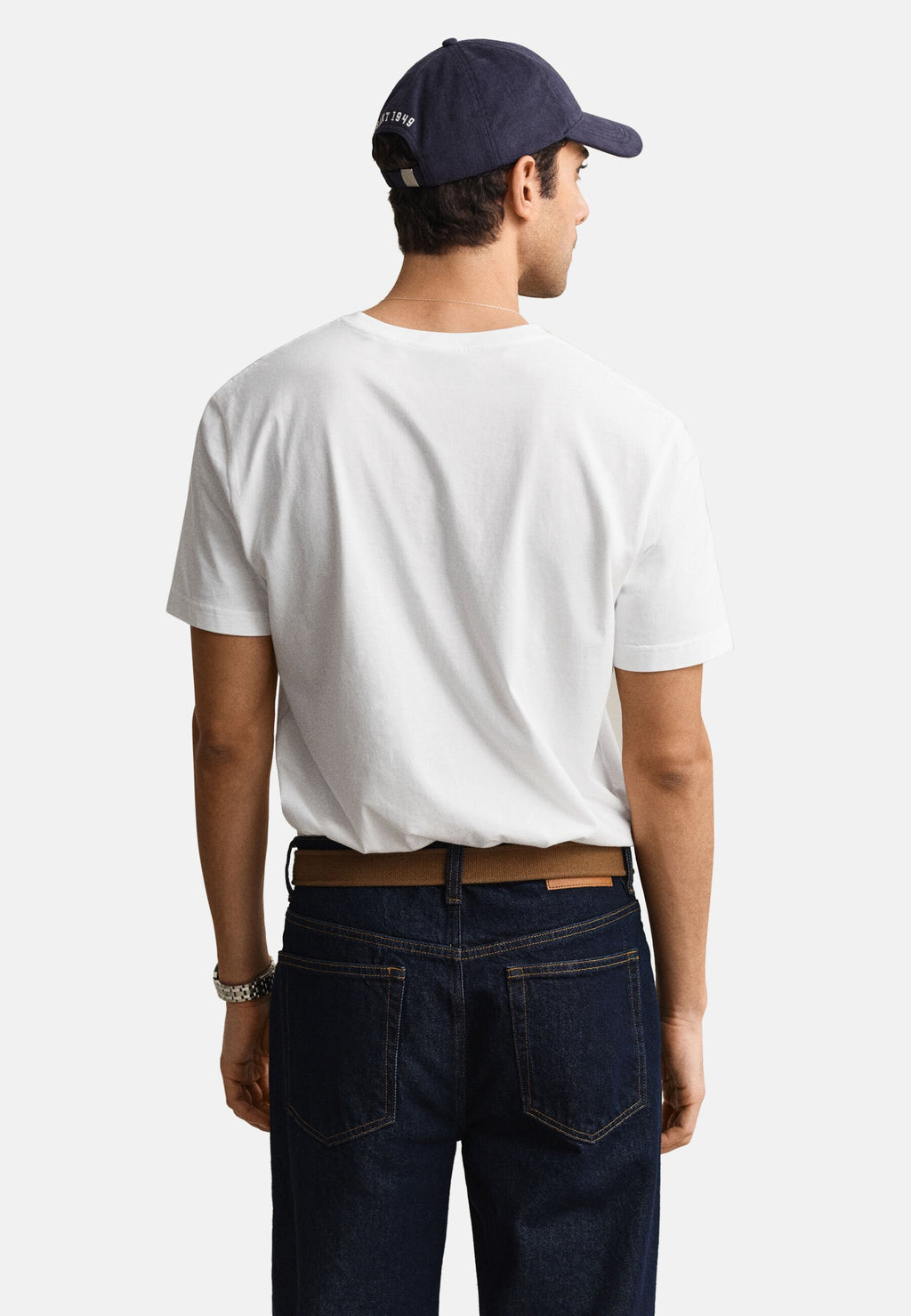 REG SHIELD SS T-SHIRT - Basic T-shirt - white