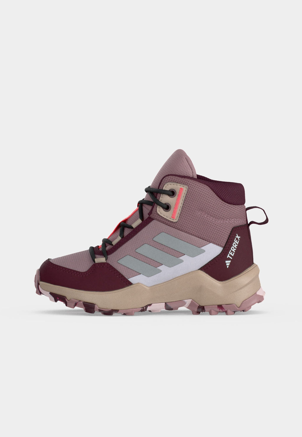 AX4R MID UNISEX - Hiking shoes - magic mauve/reflective silver-coloured/maroon