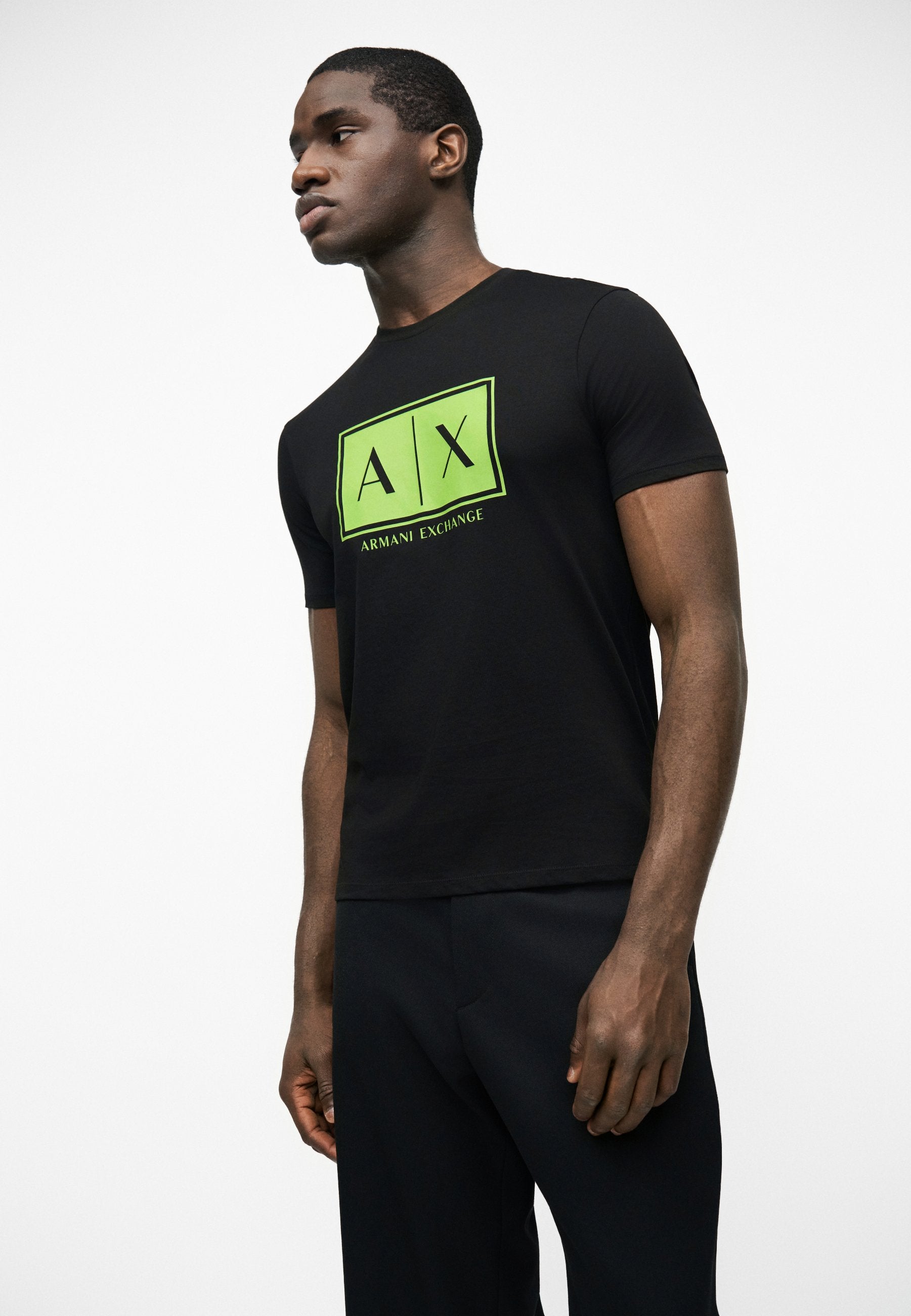 Print T-shirt - black