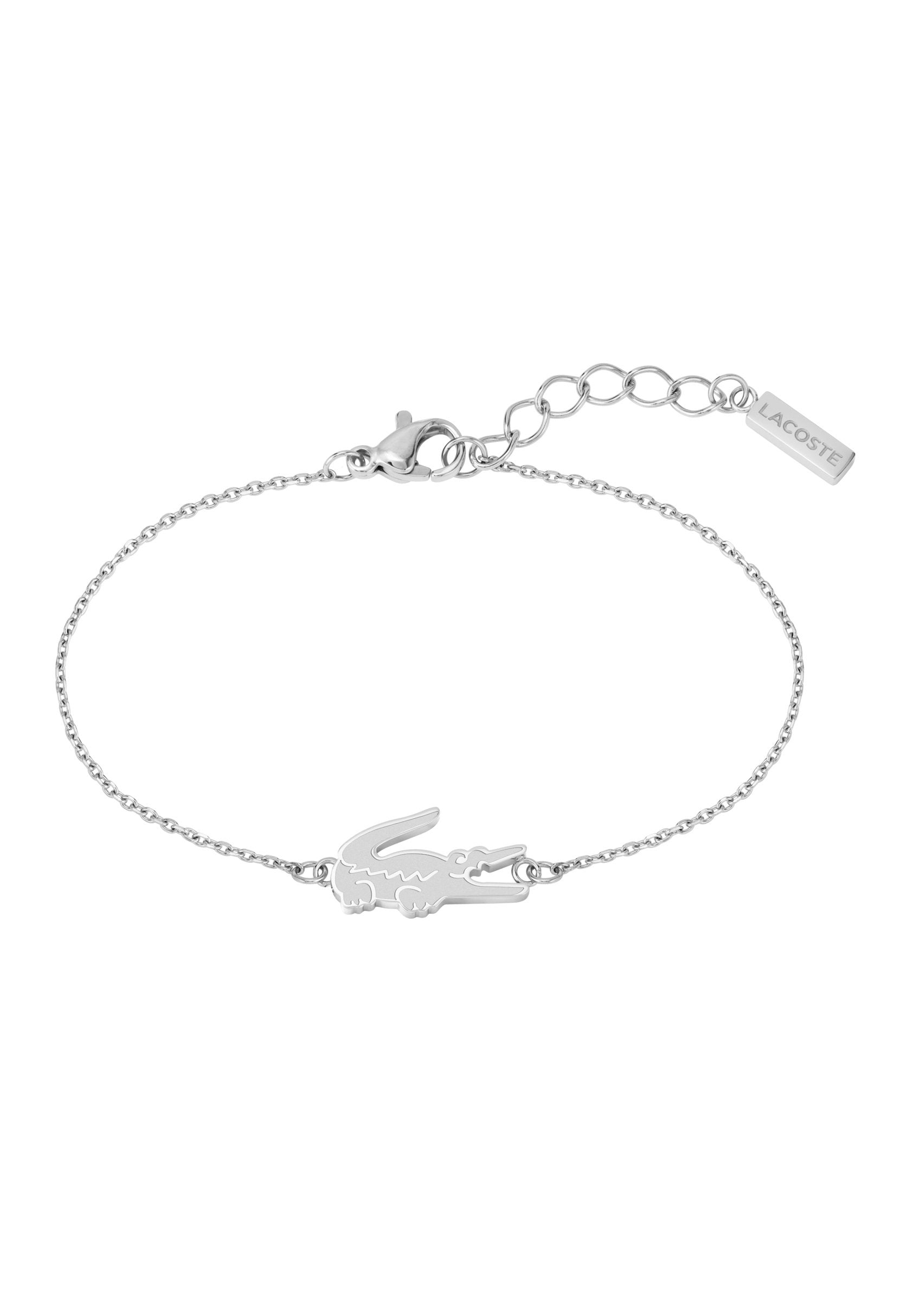 CROCODILE - Bracelet - silberfarben