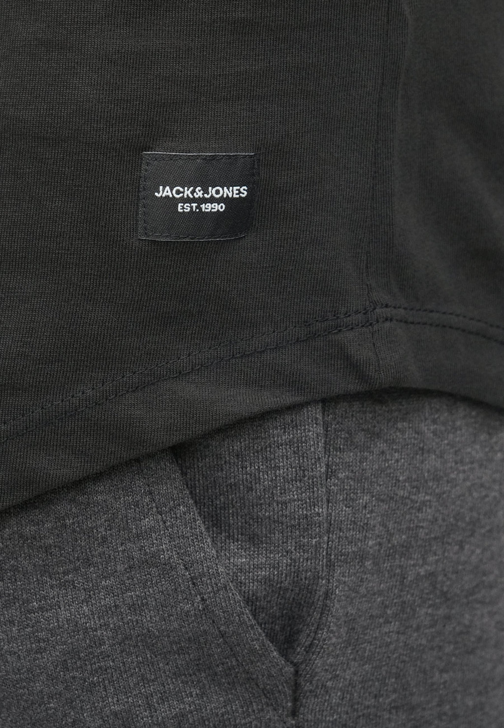 JJENOA TEE CREW NECK - Basic T-shirt - schwarz