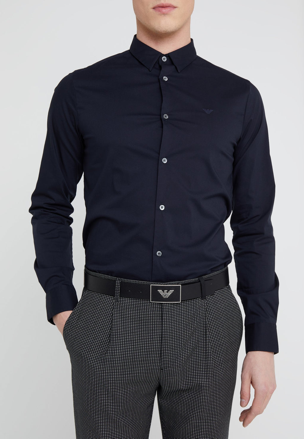 CINTURA PLATE BELT - Belt - black