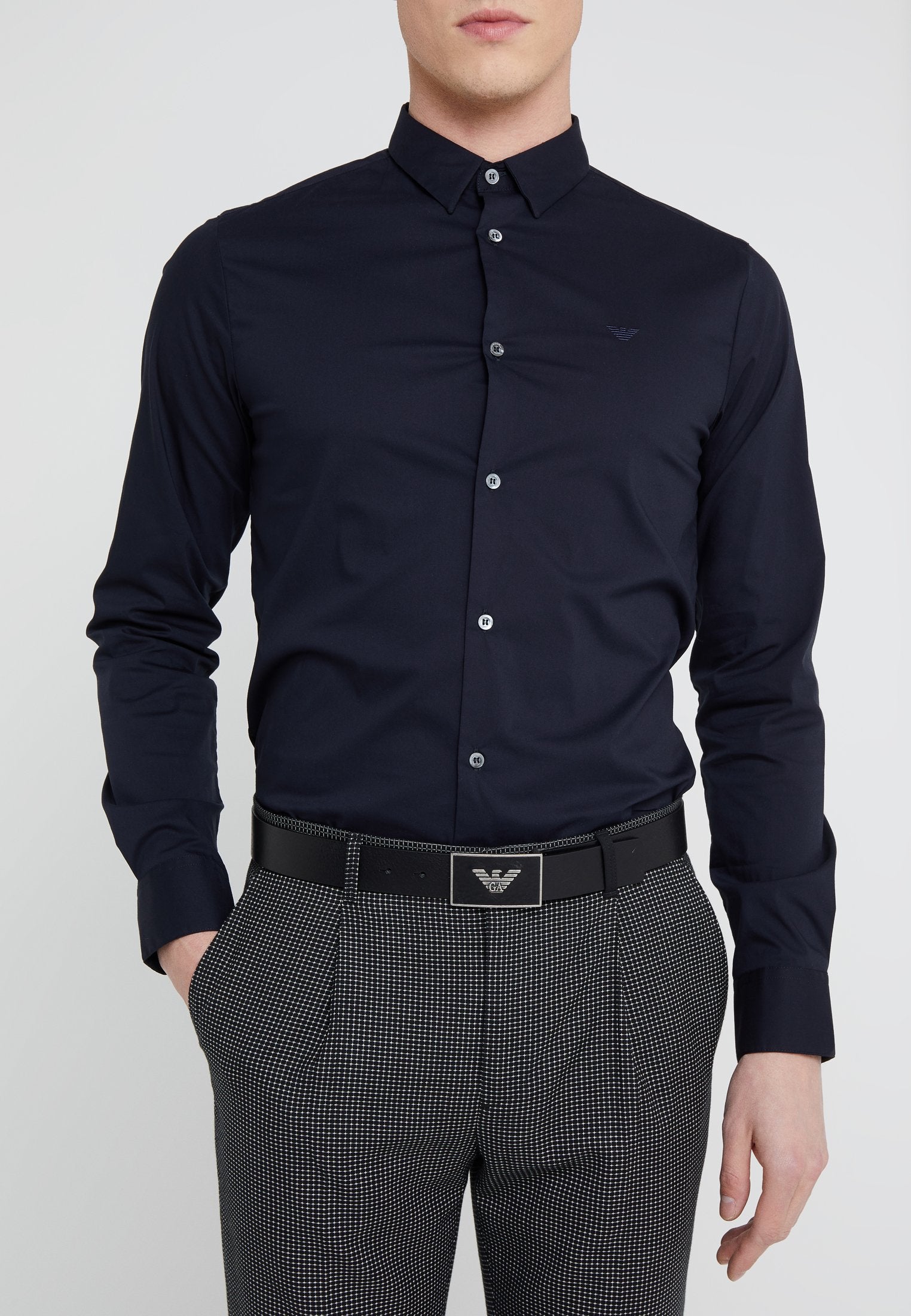 CINTURA PLATE BELT - Belt - black