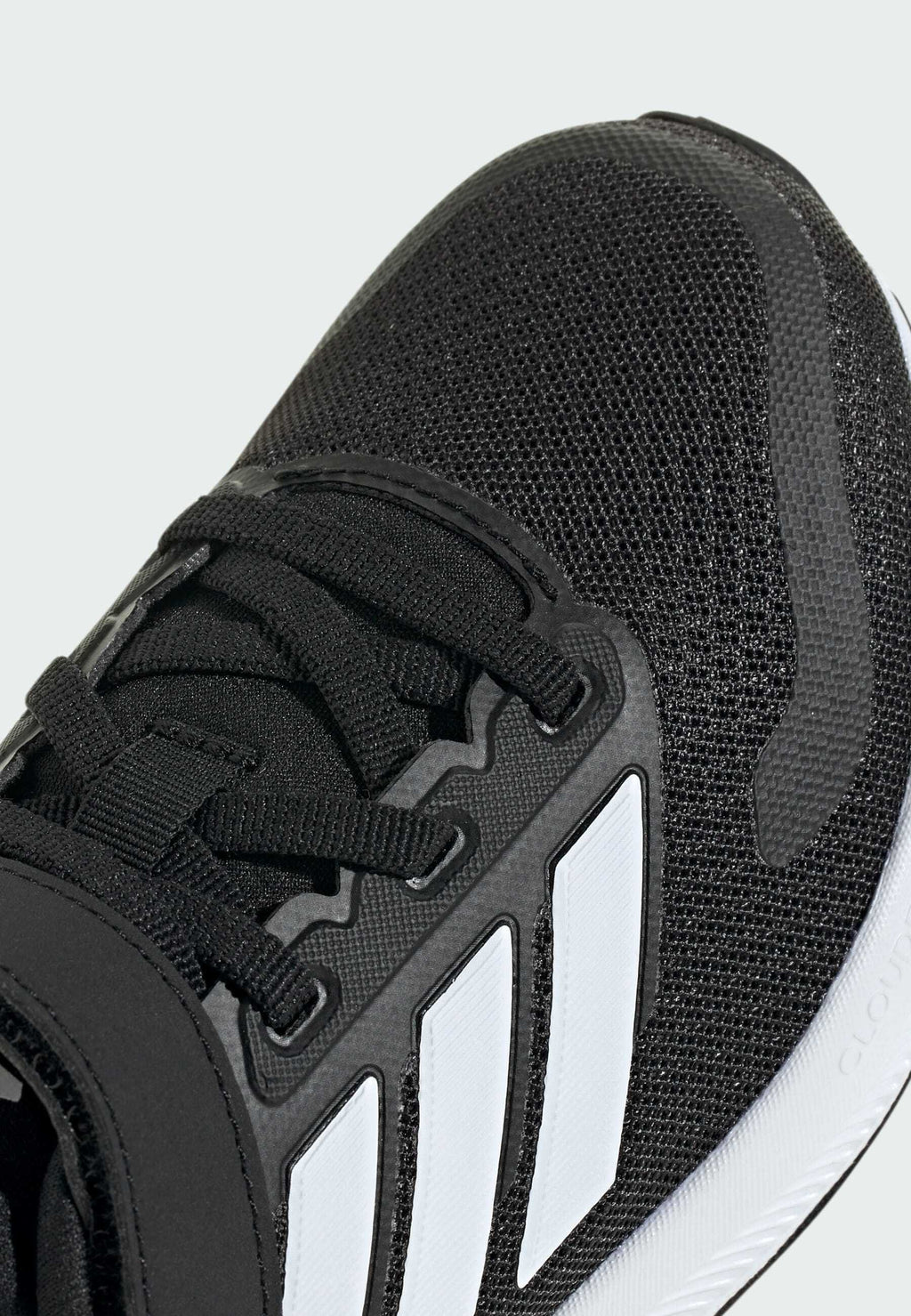 RUNFALCON 5 UNISEX - Road running shoes - core black   cloud white   cloud white
