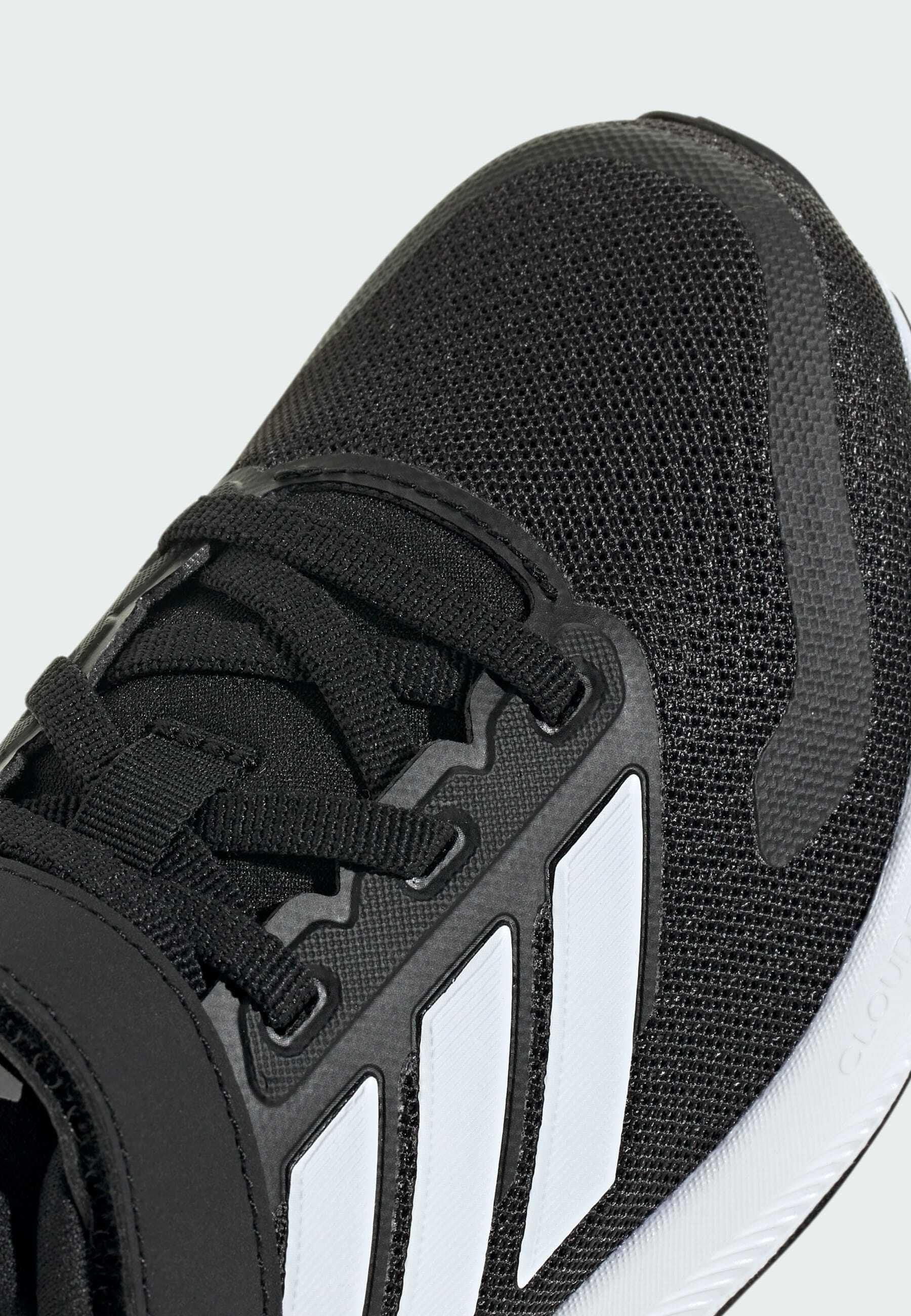 RUNFALCON 5 UNISEX - Road running shoes - core black   cloud white   cloud white
