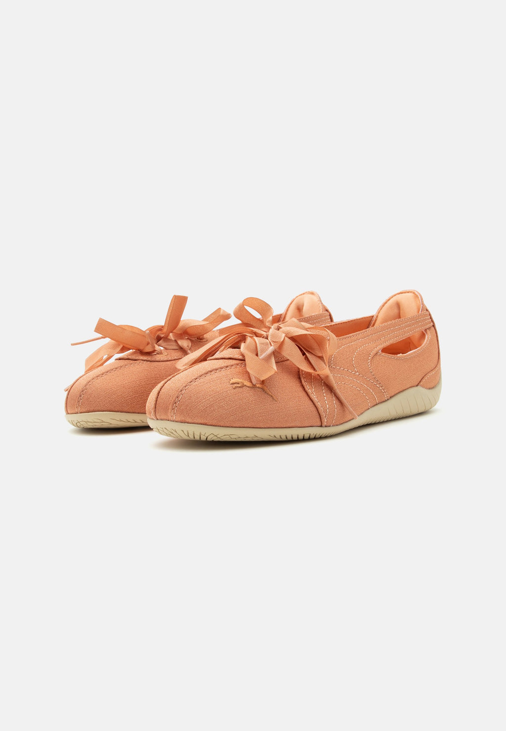 SPEEDCAT NOVA - Ankle strap ballet pumps - cinnabar/toasted almond