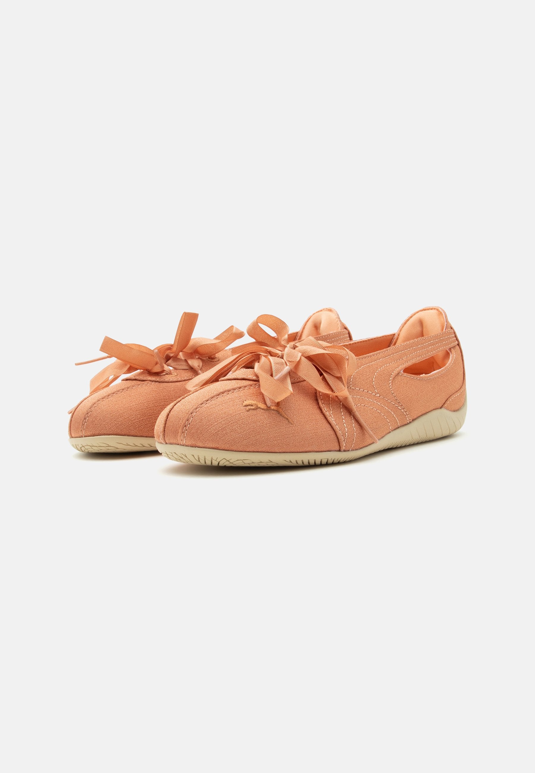 SPEEDCAT NOVA - Ankle strap ballet pumps - cinnabar/toasted almond
