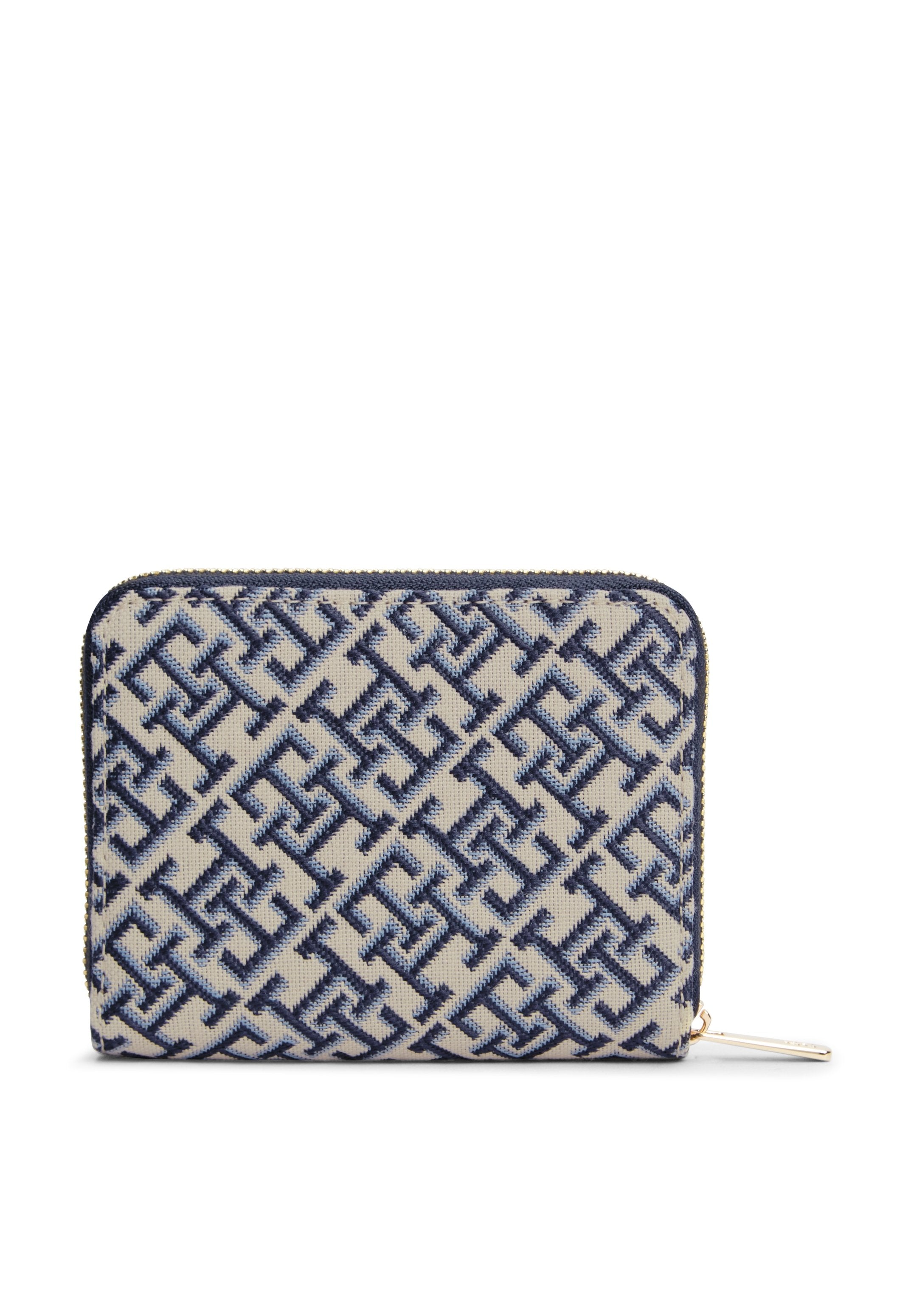 TH ICON MED ZA W/ FLAP JACQUARD - Wallet - blue