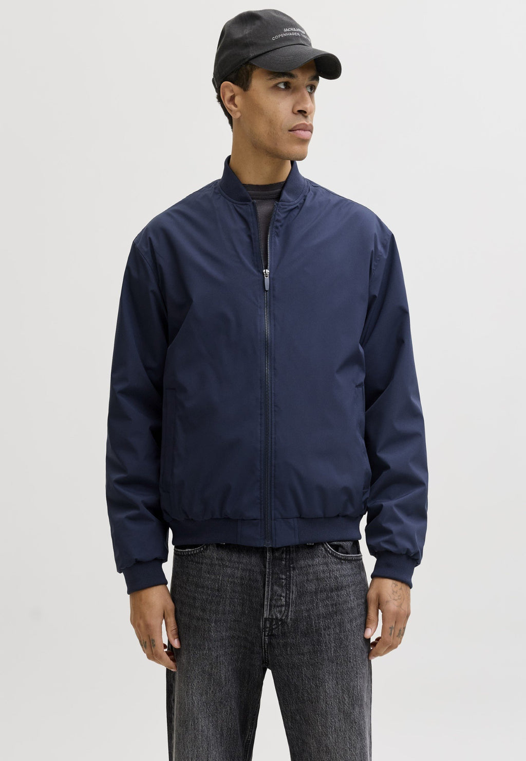 JJECHARGE BOMBER JACKET NOOS - Bomber Jacket - navy blazer