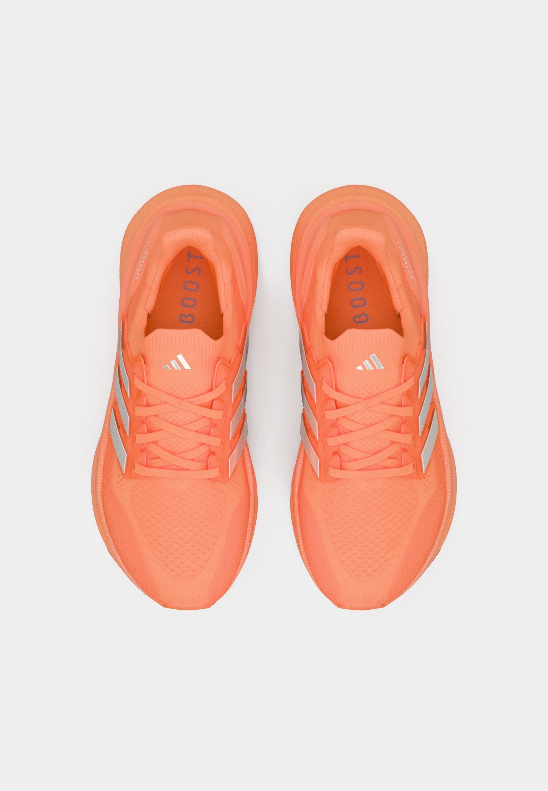ULTRABOOST 5 W - Road running shoes - beam orange/silver-coloured metallic/solid grey