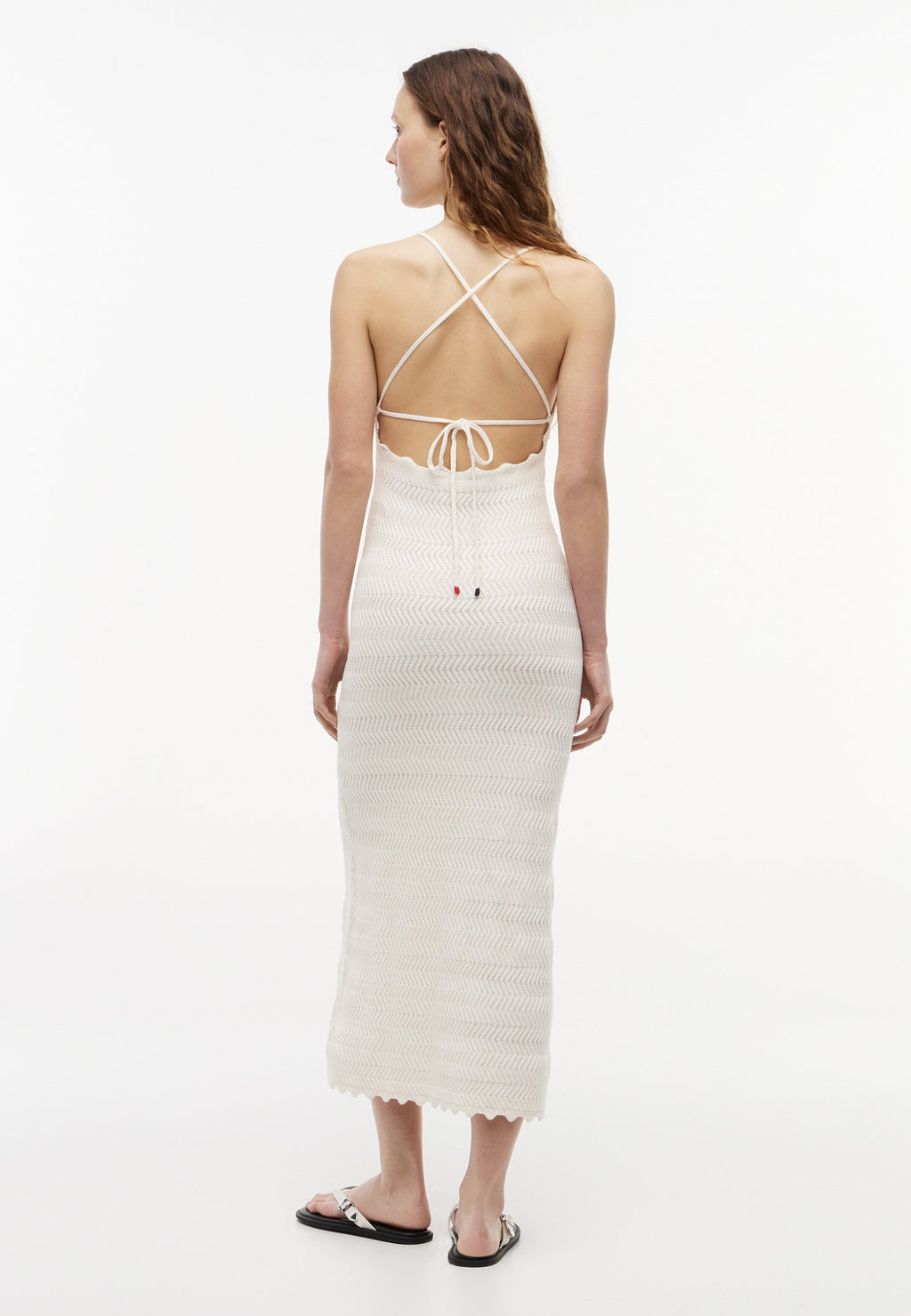 ZIGZAG DRESS - Jumper dress - ancient white