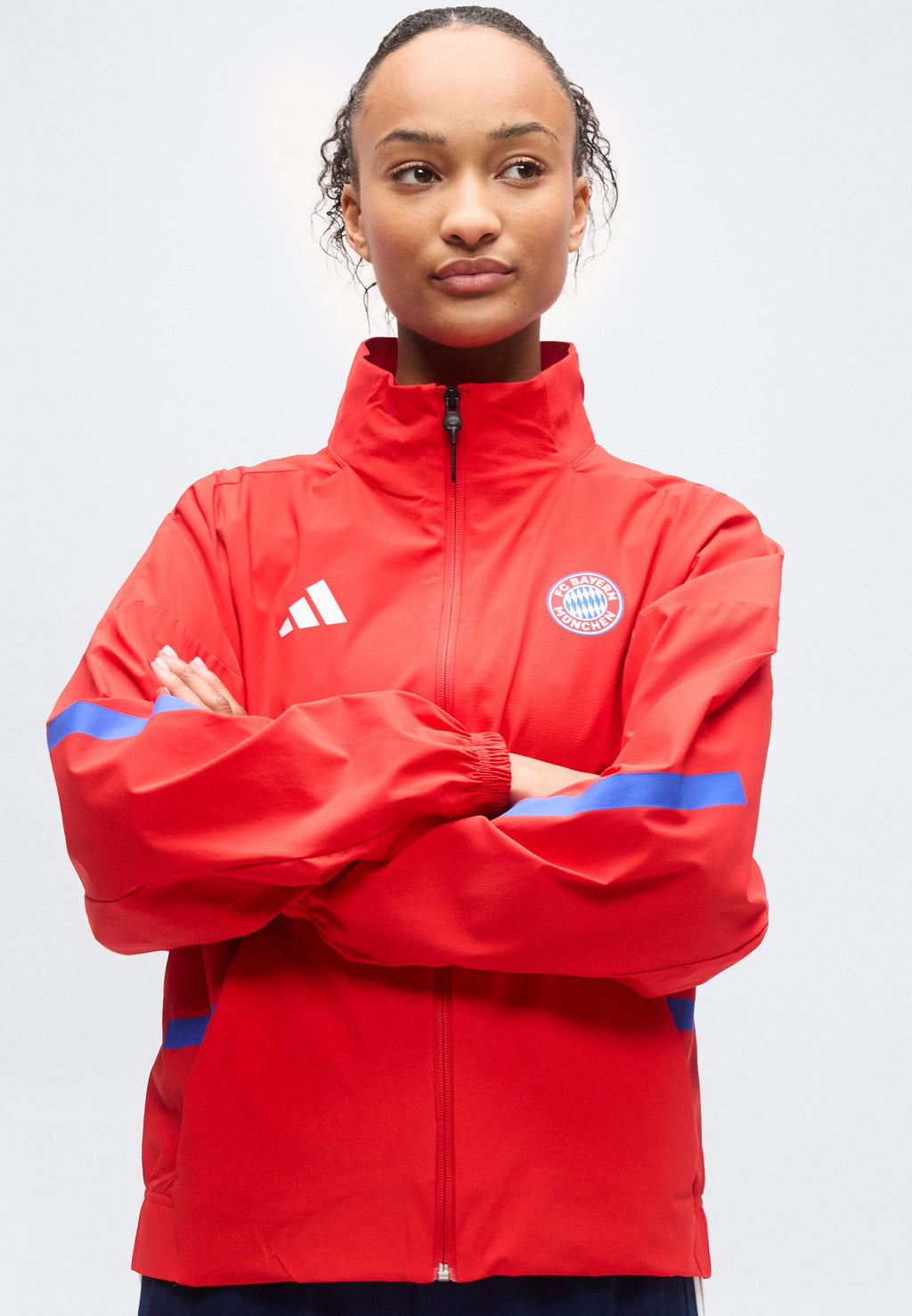 FC BAYERN Z.N.E. ANTHEM JACKET - Club wear - red