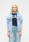 HERITAGE  - Zip-up sweatshirt - light blue shadow