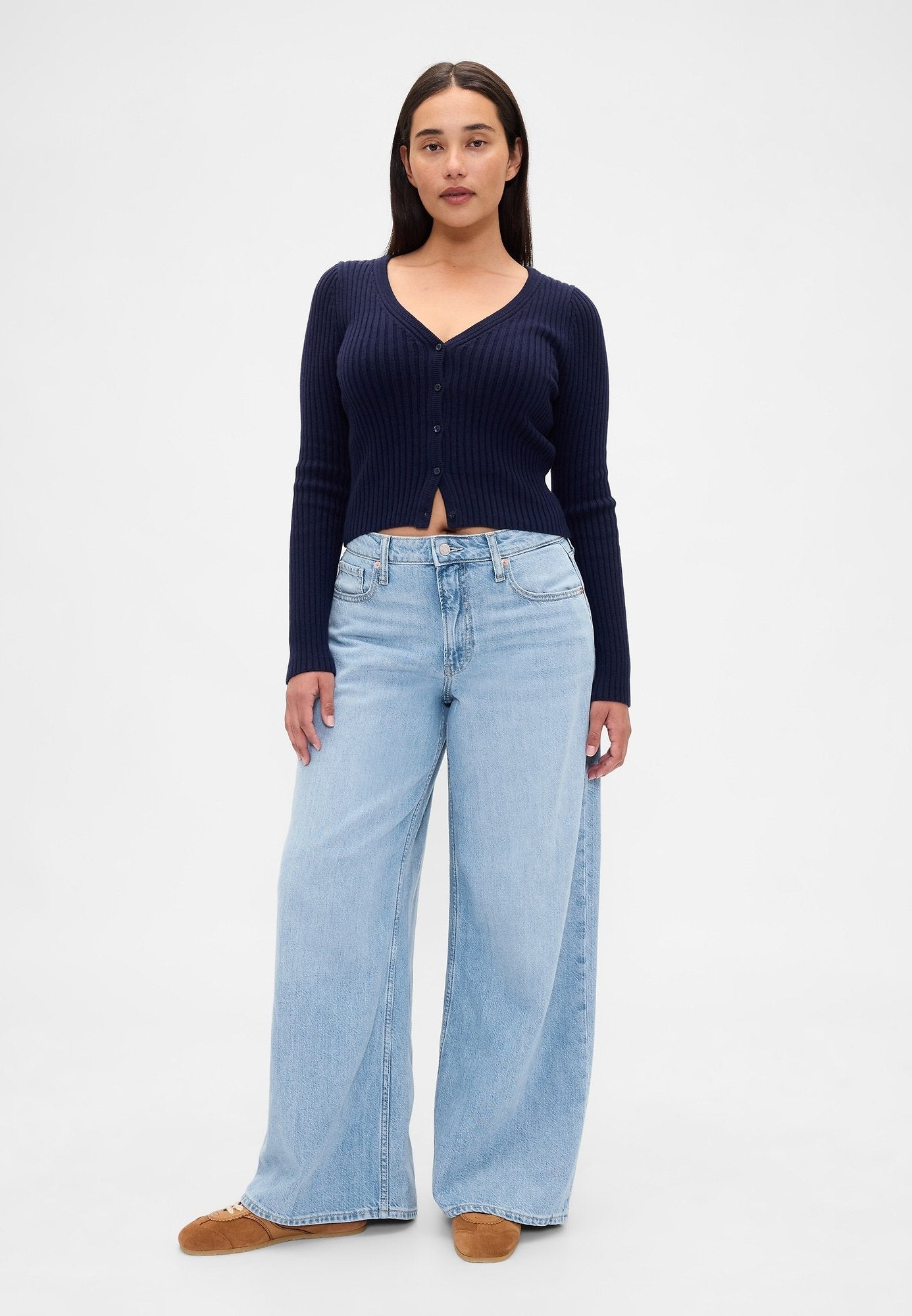 CURVY BAGGY DYLAN - Wide Leg - light wash