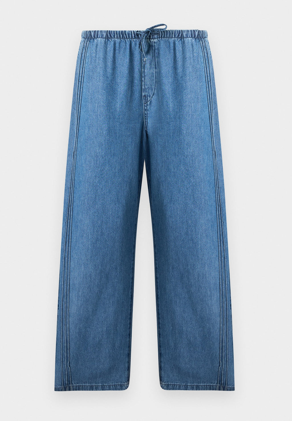 EASY BARREL CAMPER - Relaxed fit jeans - medium indigo