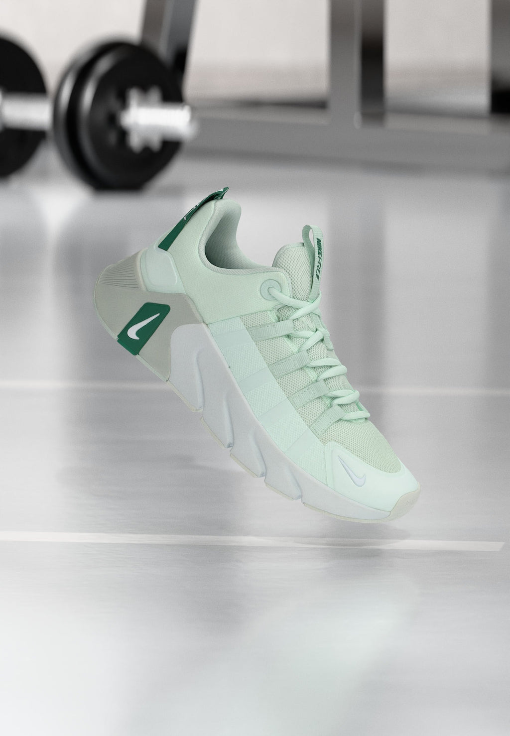 FREE METCON 7 - Chaussures d'entraînement - vert pâle/vapeur/argent clair/blanc