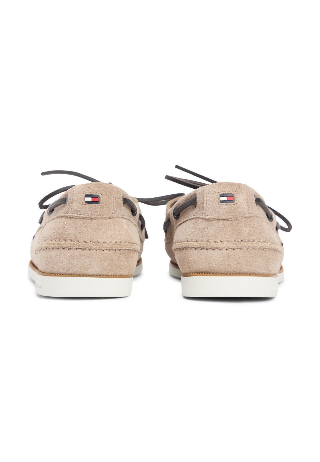 SUEDE BOAT SHOES - Boat shoes - coastal taupe