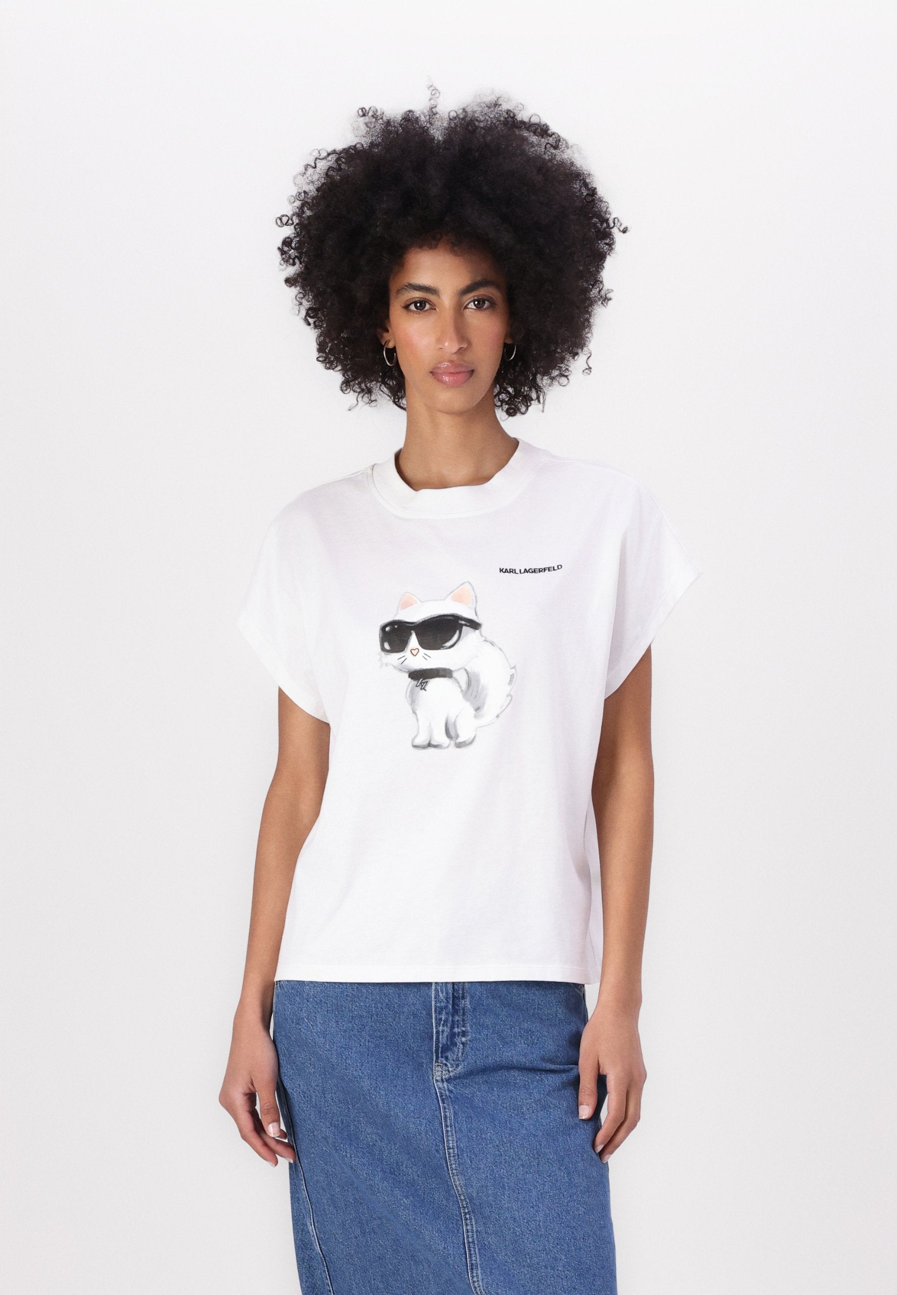 IKON CHOUPETTE OVERSIZED - Print T-shirt - white