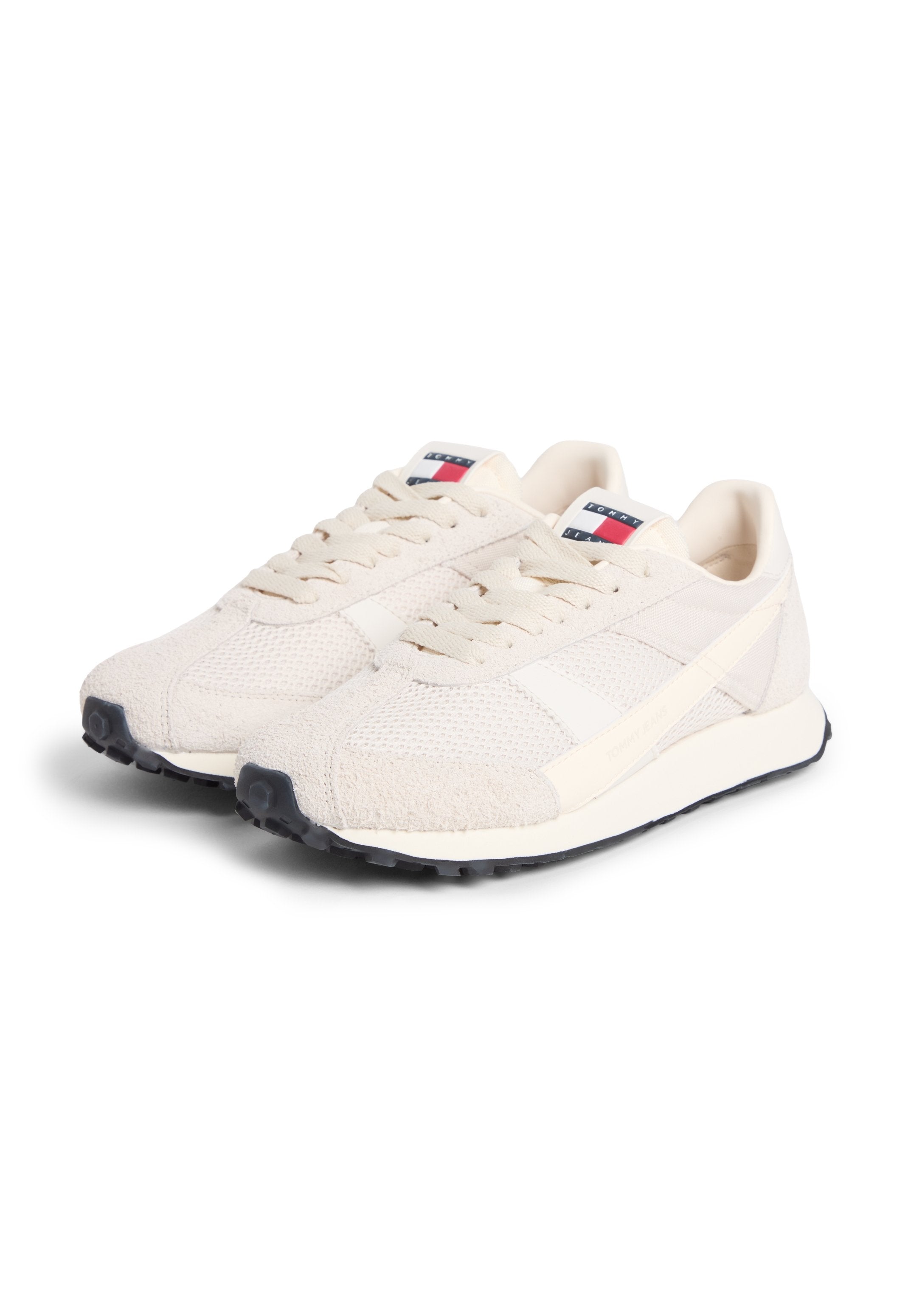 RETRO LEATHER ARCHIVE RUNNER TRAINERS - أحذية رياضية - طباعة أخبار/كاليفورنيا
