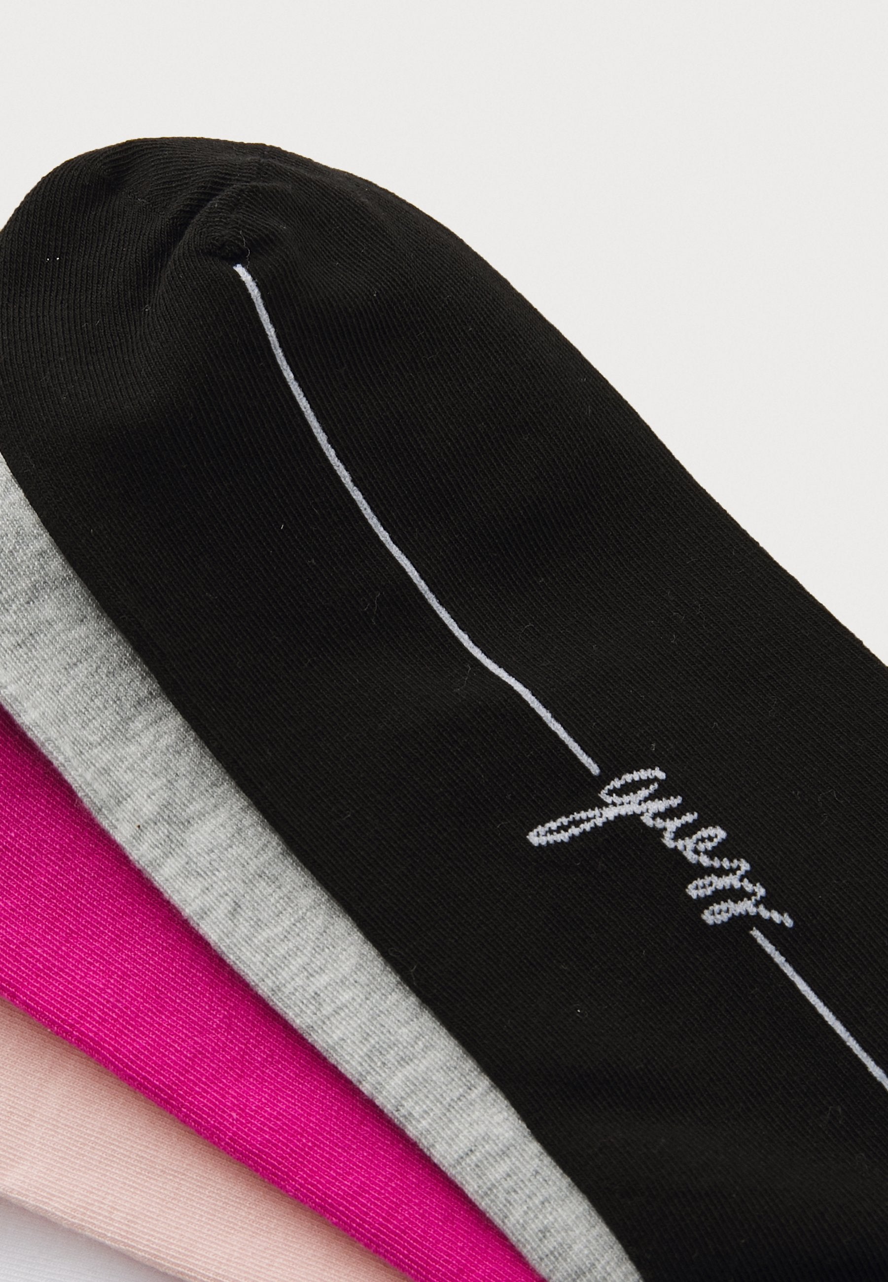 5 PACK - Sneaker socks - pink/grey/jblk/fucsi
