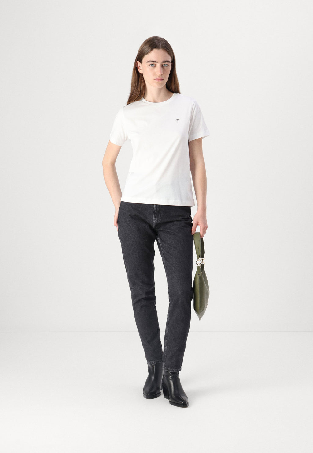 ARCHIVE SHIELD - Basic T-shirt - white
