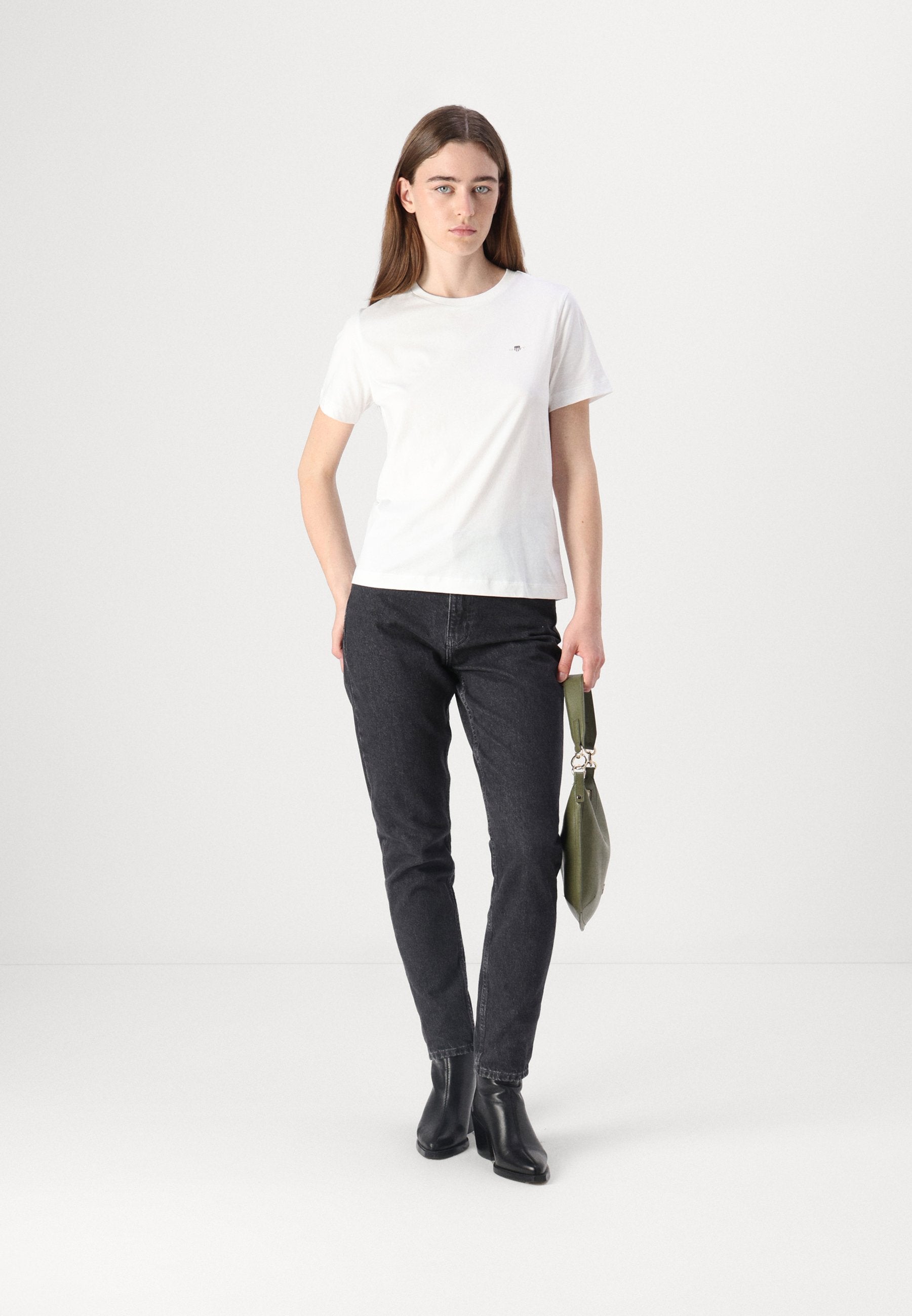 ARCHIVE SHIELD - Basic T-shirt - white