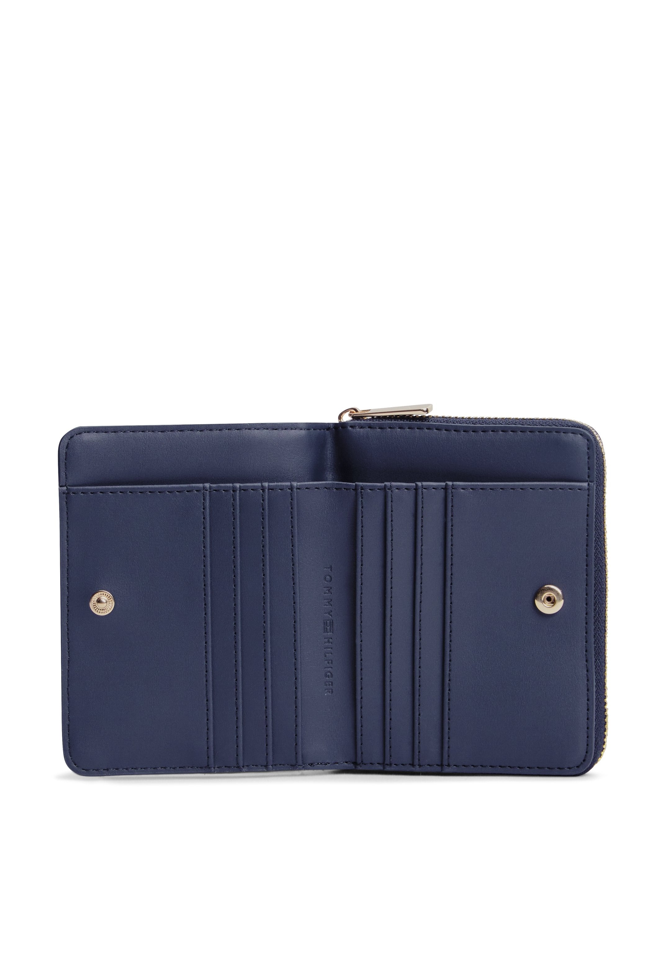 TH ICON MED ZA W/ FLAP JACQUARD - Wallet - blue