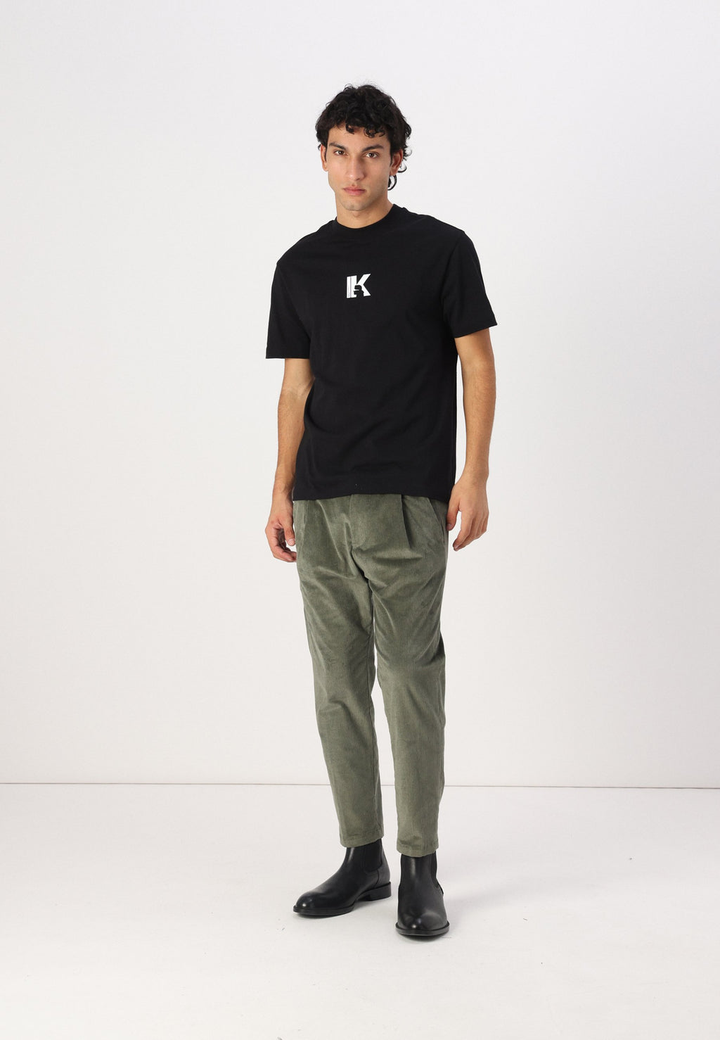 LOGO TEE - Print T-shirt - black