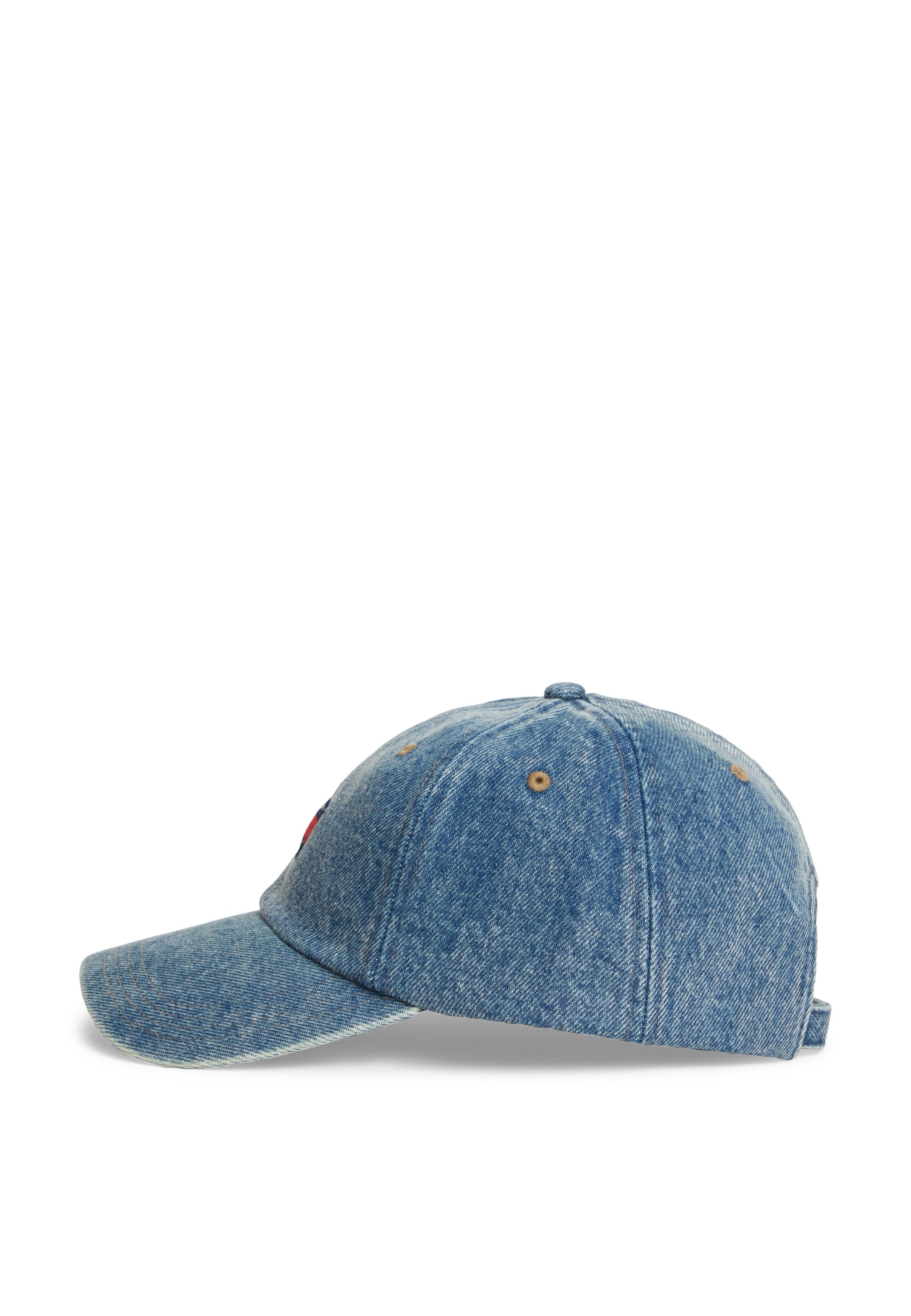 HERITAGE LOGO DENIM BASEBALL CAP - Cap - denim medium