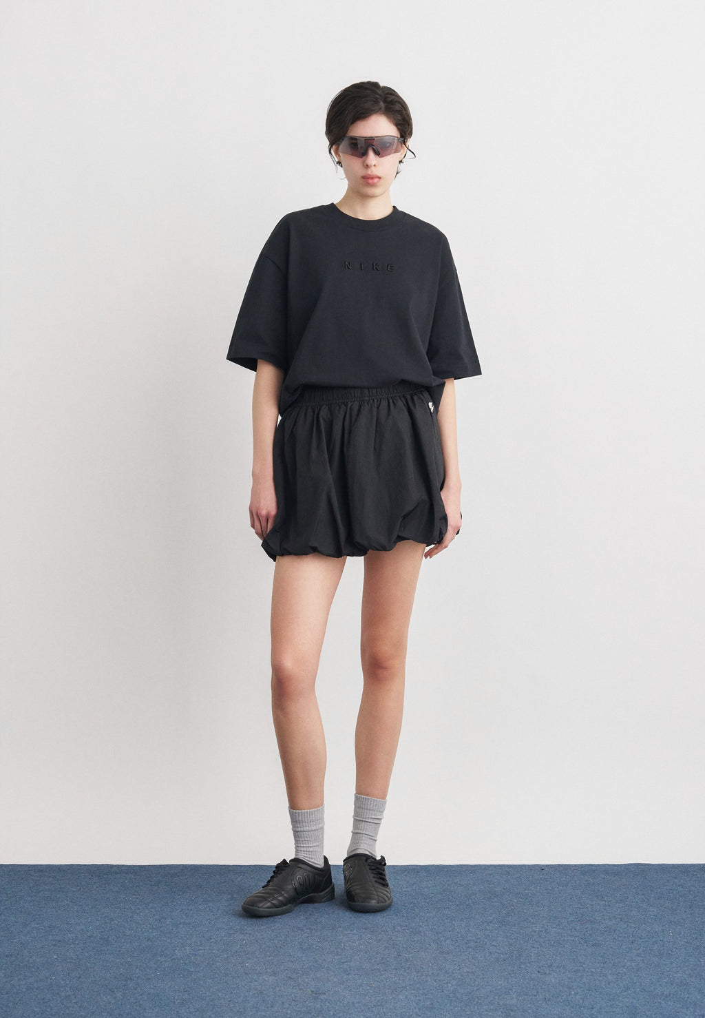 LUXE TEE RELAX - Print T-shirt - black