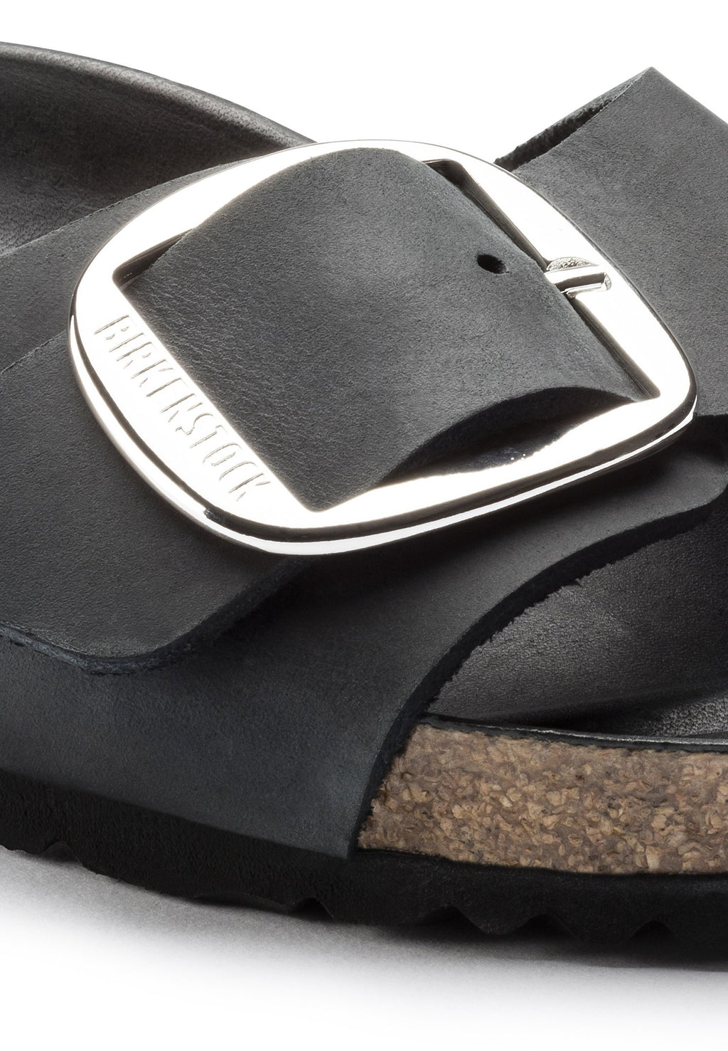 MADRID BIG BUCKLE REGULAR - صنادل - أسود