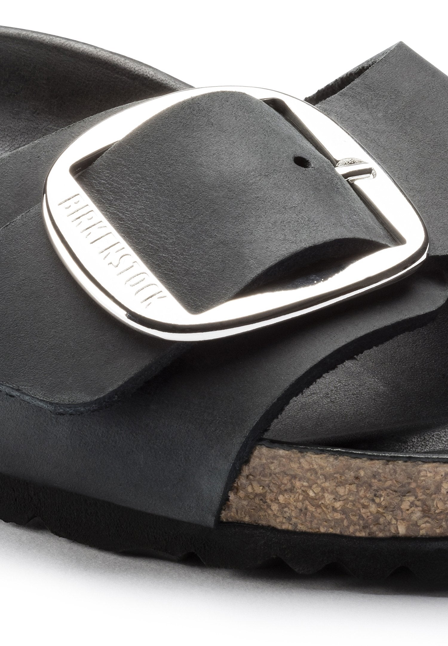 MADRID BIG BUCKLE REGULAR - صنادل - أسود