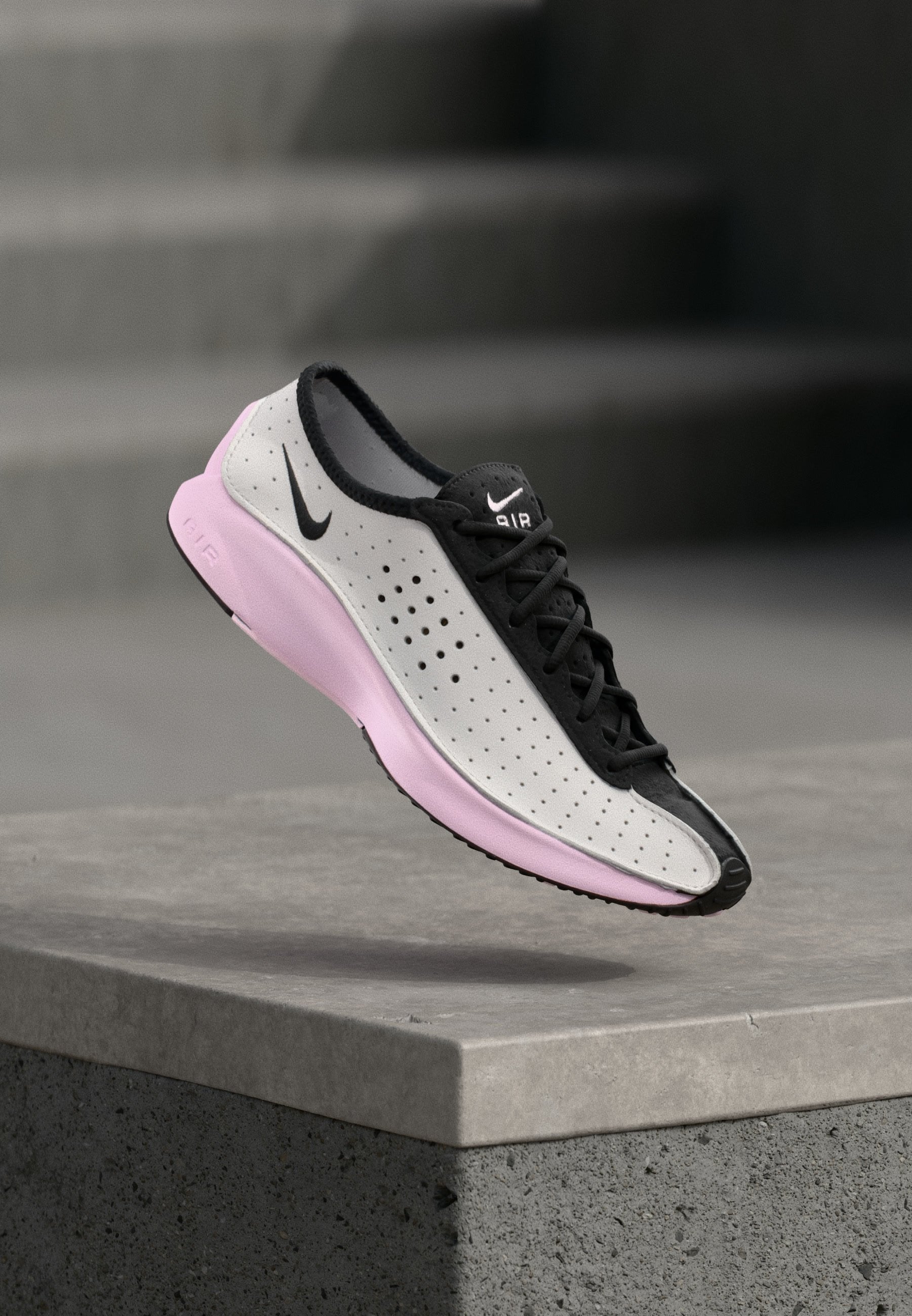 AIR SUPERFLY - Antrenman Ayakkabısı - vast grey/burgundy ash/pearl pink/black