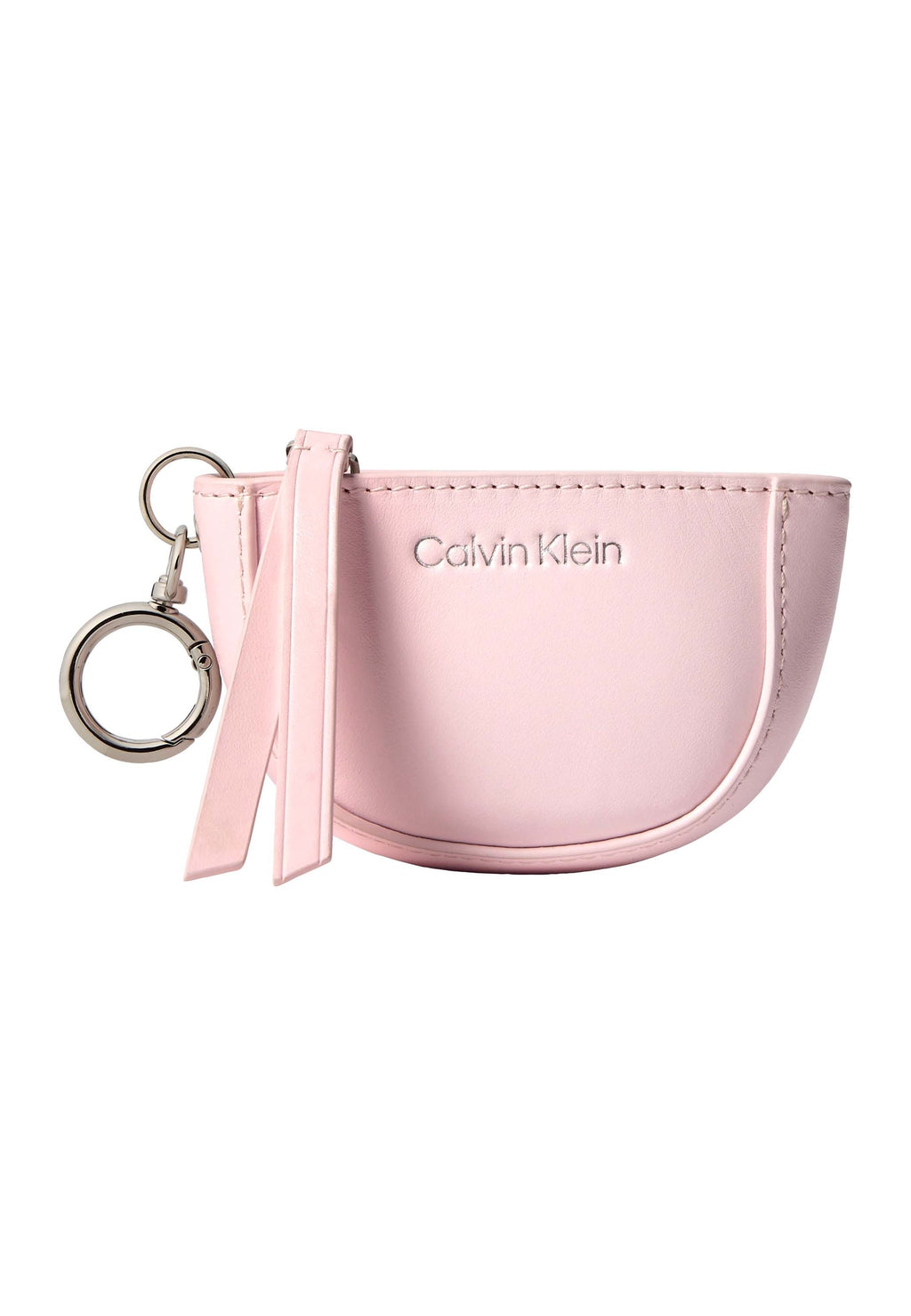 EMBOSSED MINI POUCH CHARM - Porte-clés - rose poudré