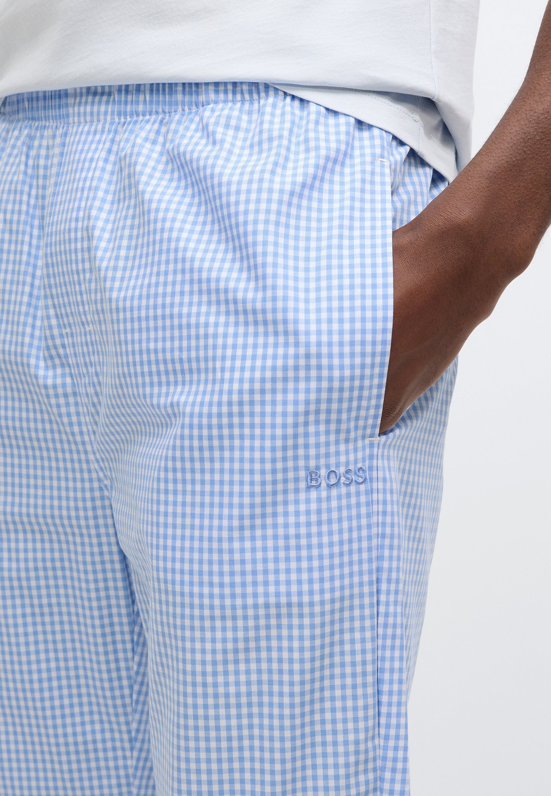 PANTS - Pyjama bottoms - light blue