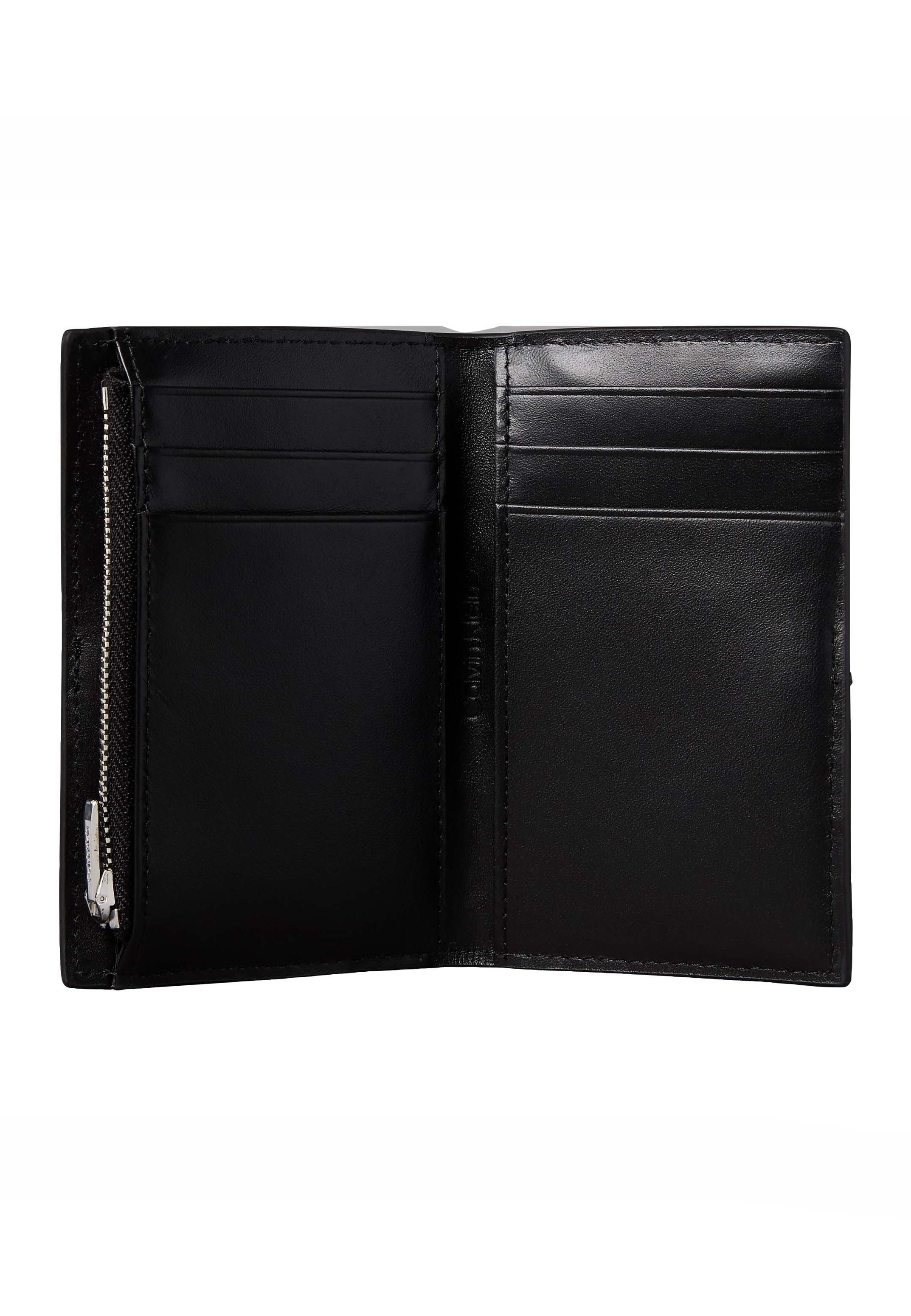 EMBLEM PEBBLE WALLET ON STRAP - Wallet - black